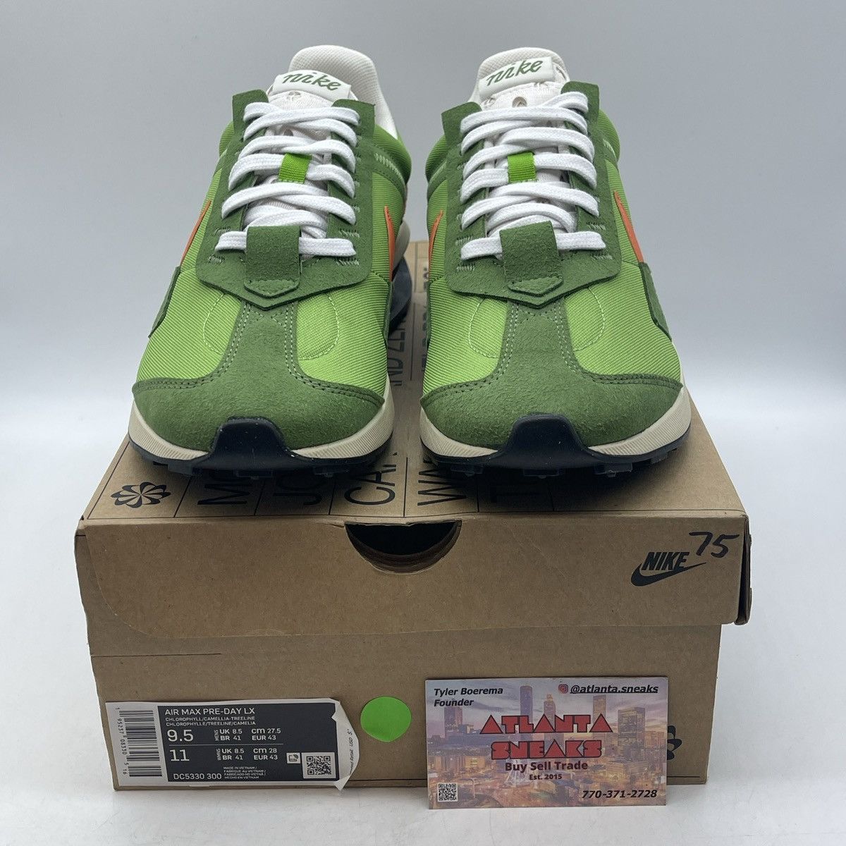 Nike Air max pre day lx chlorophyll Size US 9.5 / EU 42-43 - 2 Thumbnail