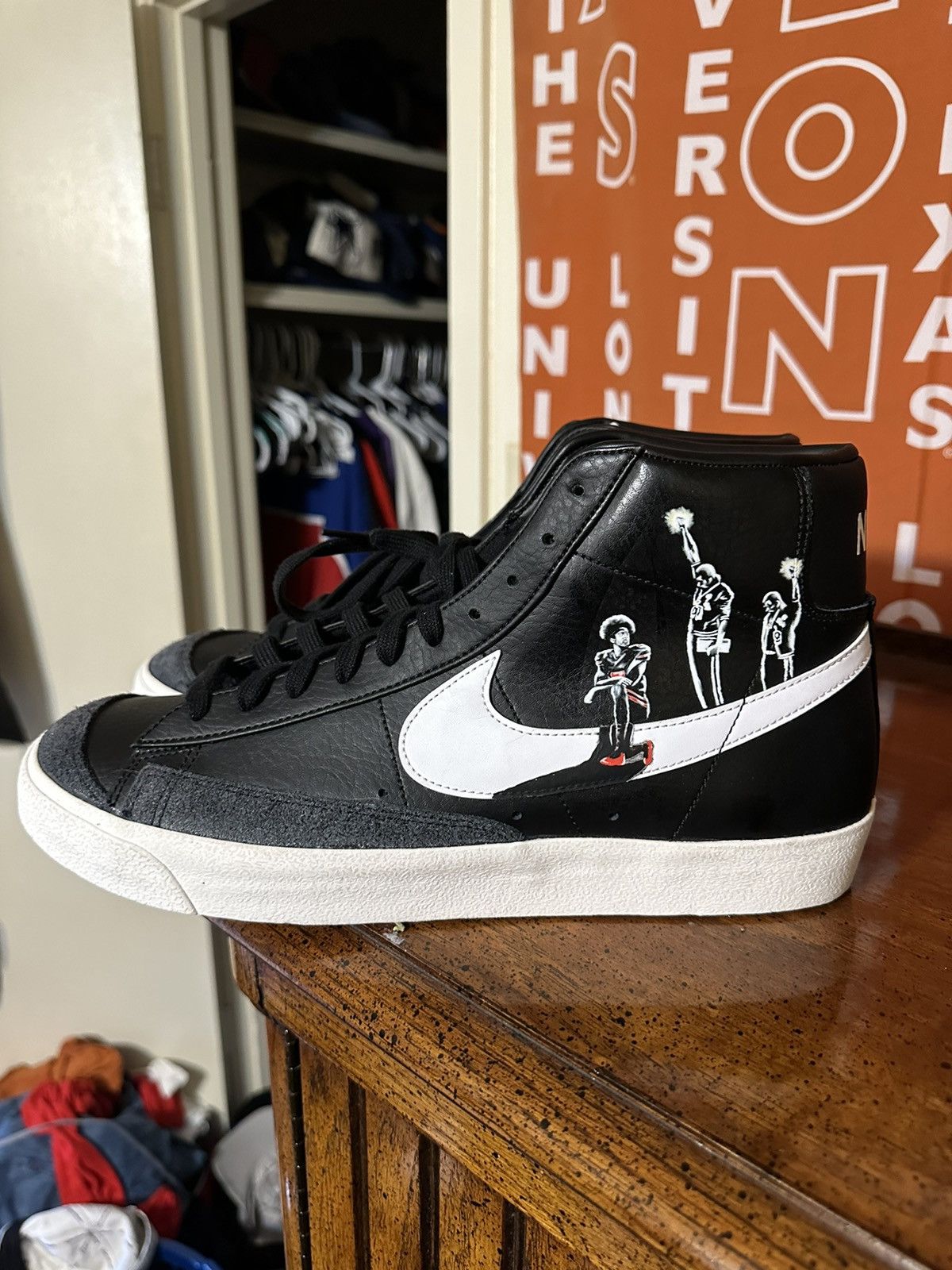 Nike × Vintage Vintage Nike Blazer Mid “I’m With Kap" 2023 size 13 Size US 13 / EU 46 - 4 Thumbnail