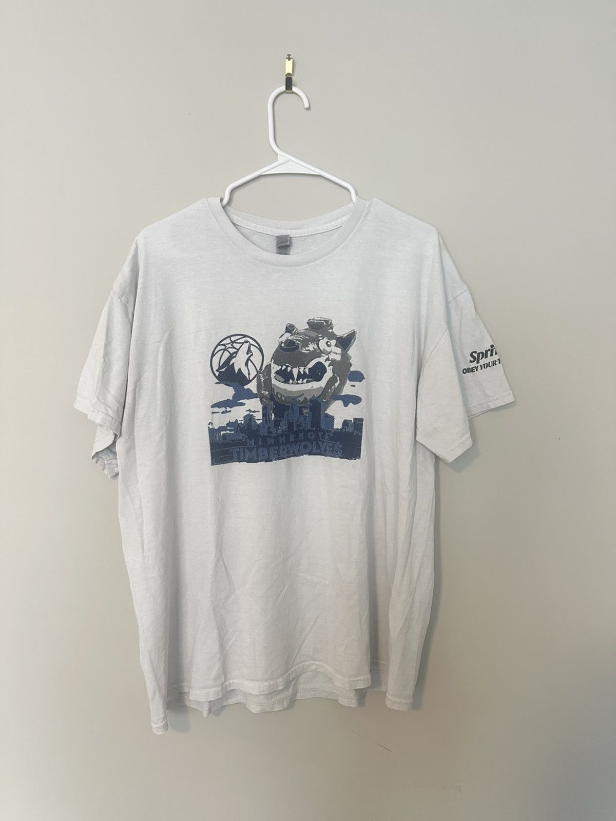 Gildan Vintage Minnesota Timberwolves Sprite Tee Shirt Size US L / EU 52-54 / 3 - 1 Thumbnail