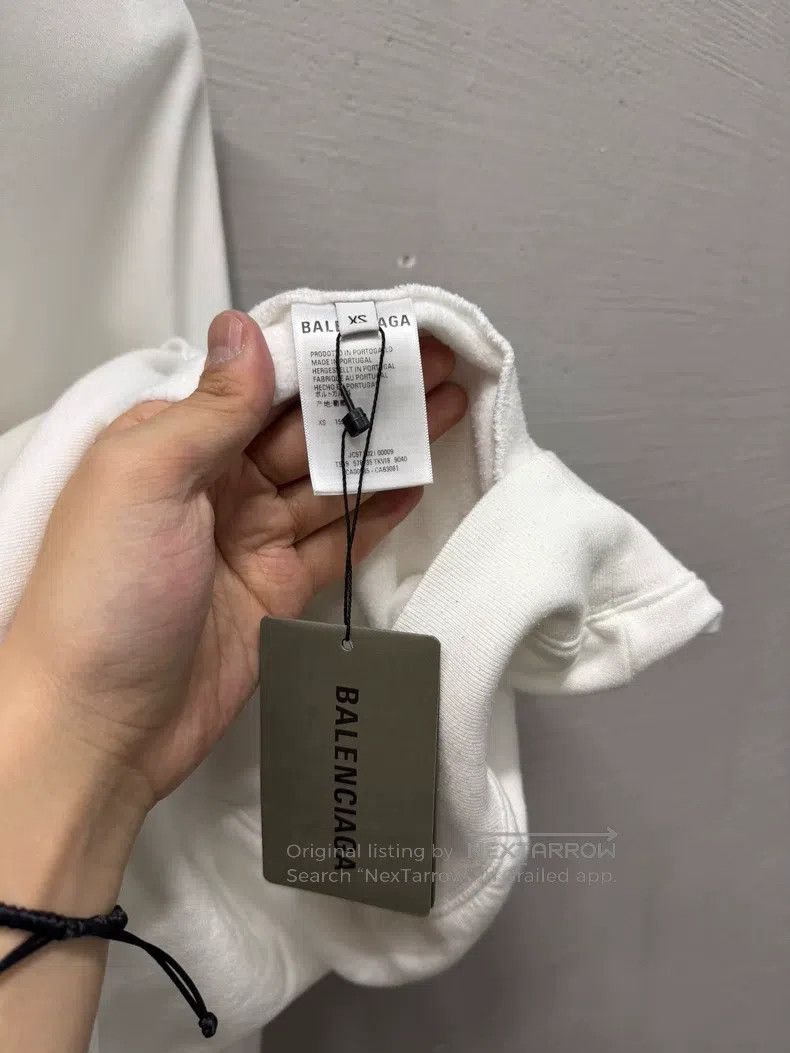 Balenciaga Balenciaga White hooded sweatshirt, size XS Size US XS / EU 42 / 0 - 5 Thumbnail