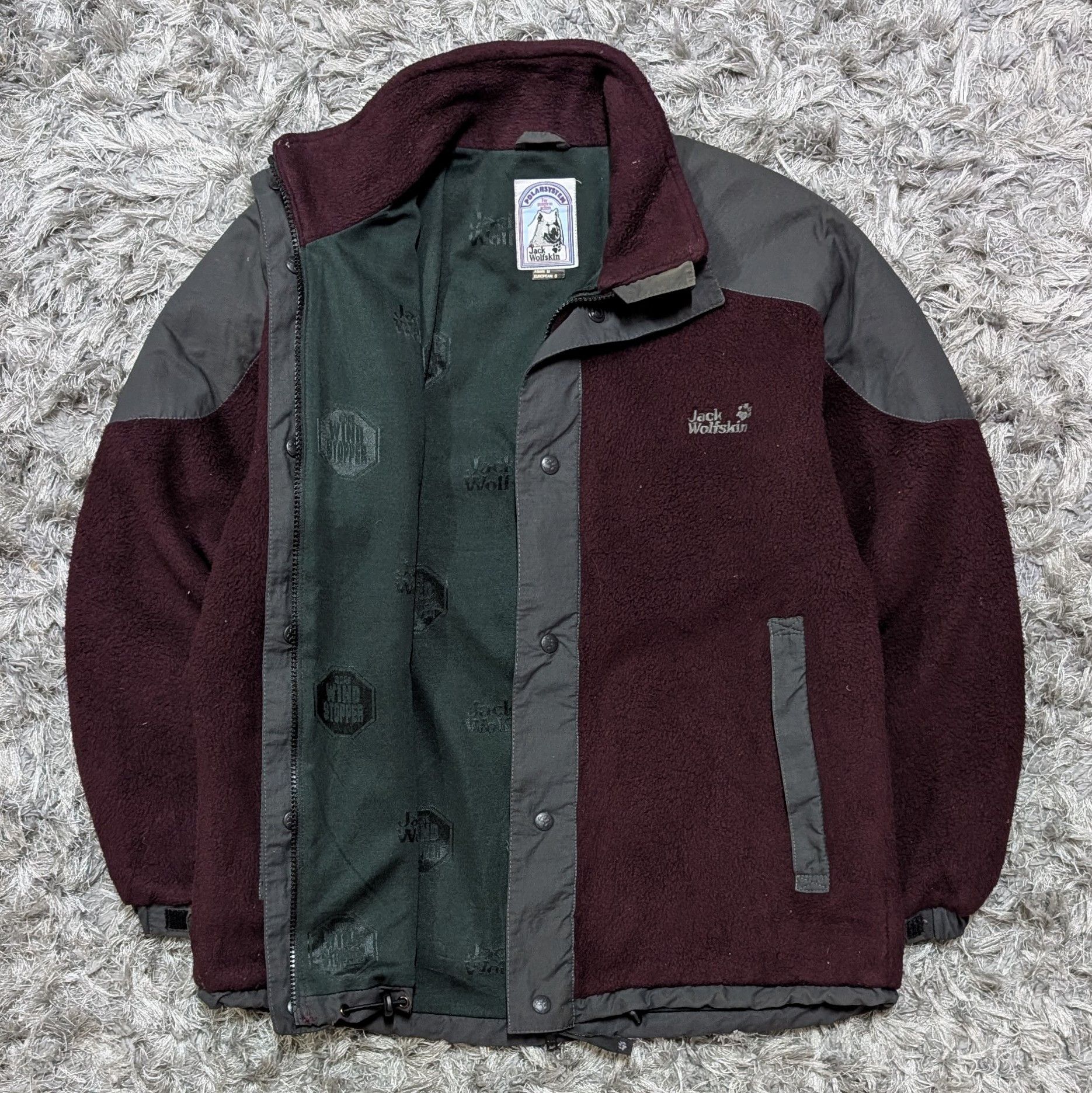 Jack Wolfskin Jack Wolfskins Mens Fleece Jacket Button On Winter Coat Size US S / EU 44-46 / 1 - 1 Thumbnail