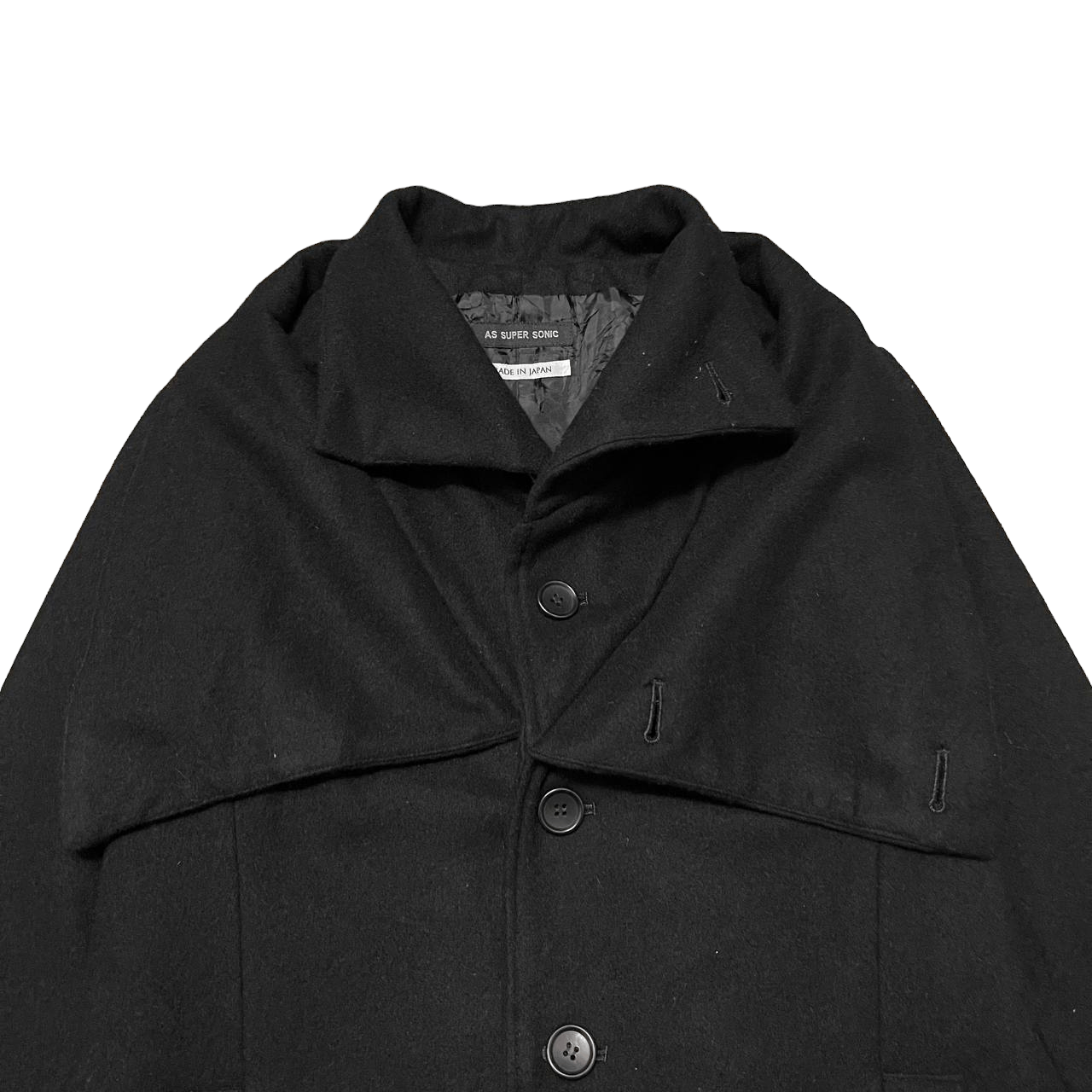 Issey Miyake Iconic Coat by As Super Sonic Wool Issey Miyake Inspired Size US S / EU 44-46 / 1 - 7 Thumbnail