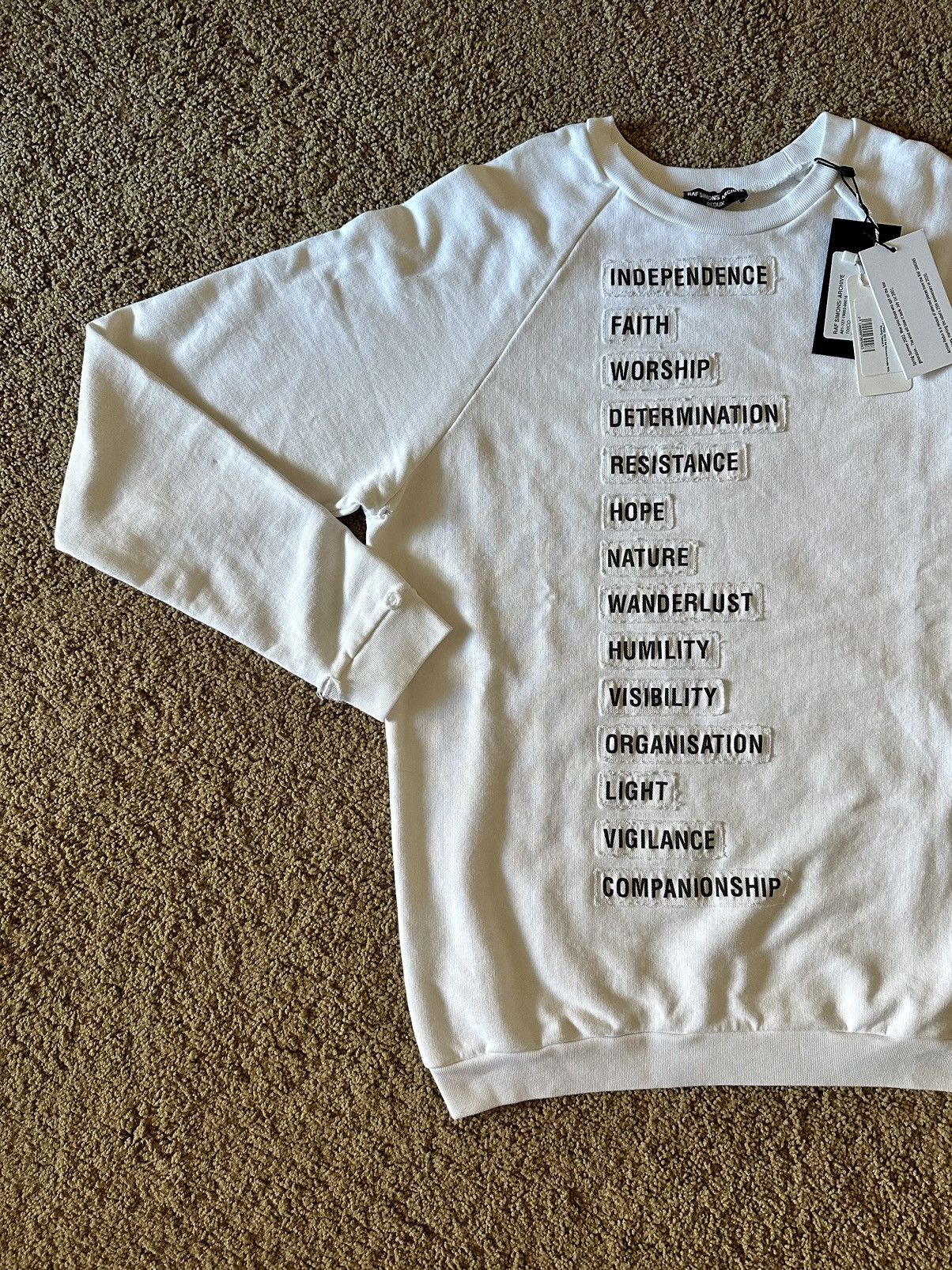 Raf Simons Size S - Raf Simons Redux Independence S/S 2002 Sweatshirt Size US S / EU 44-46 / 1 - 2 Thumbnail
