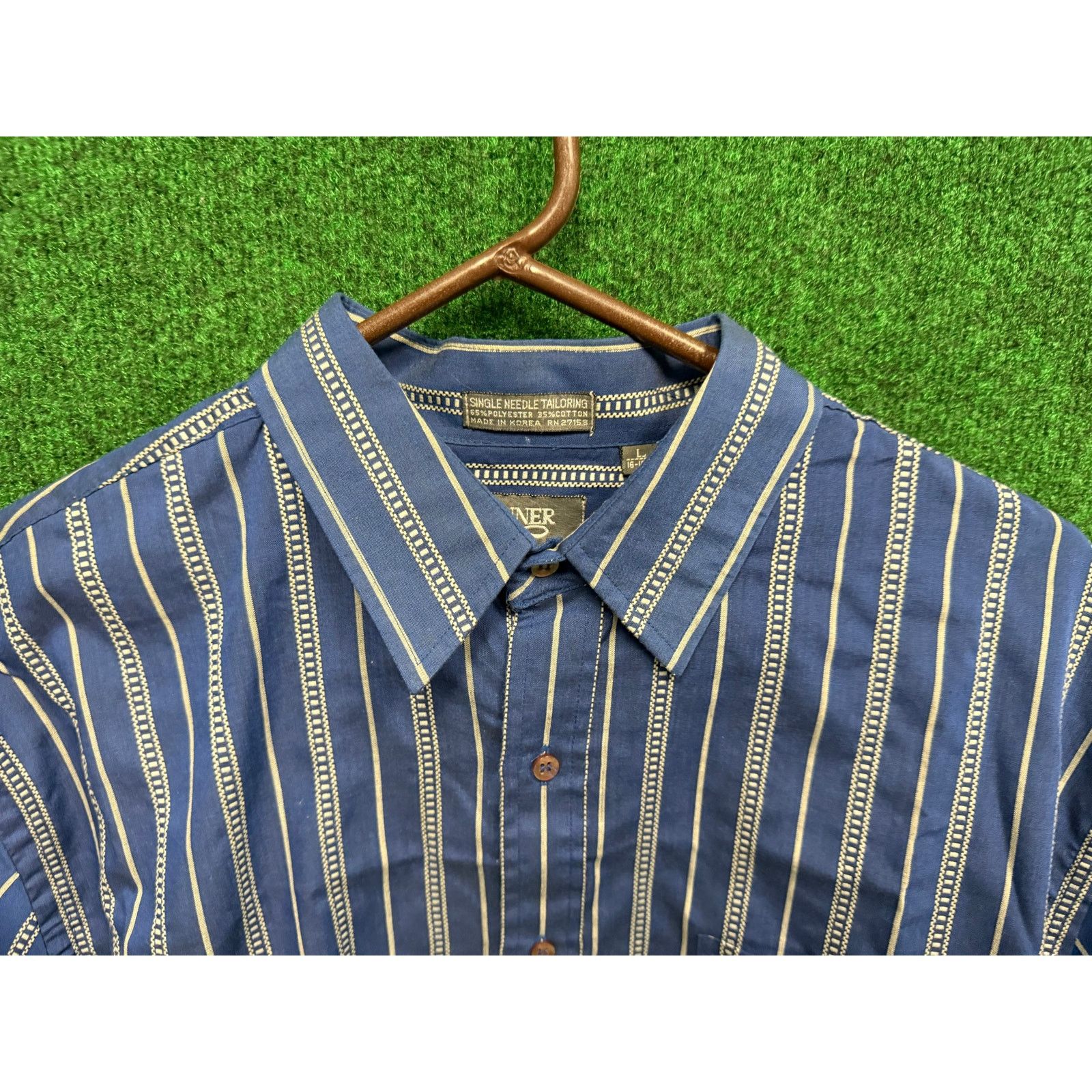 Other 90s Blue Button Down Grunge Style Shirt Sz Large Banner Size US L / EU 52-54 / 3 - 3 Thumbnail