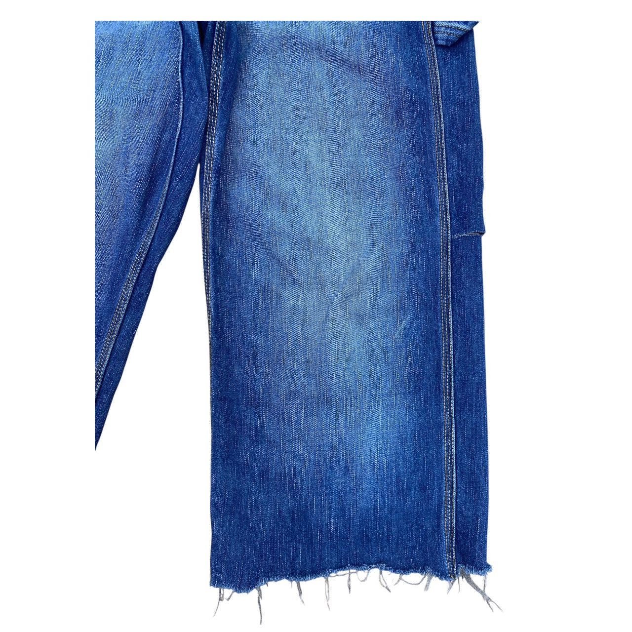 Polo Ralph Lauren Vintage Polo Laph Lauren 3 Quarter Blue Wash Carpenter Jeans Size US 33 - 9 Thumbnail
