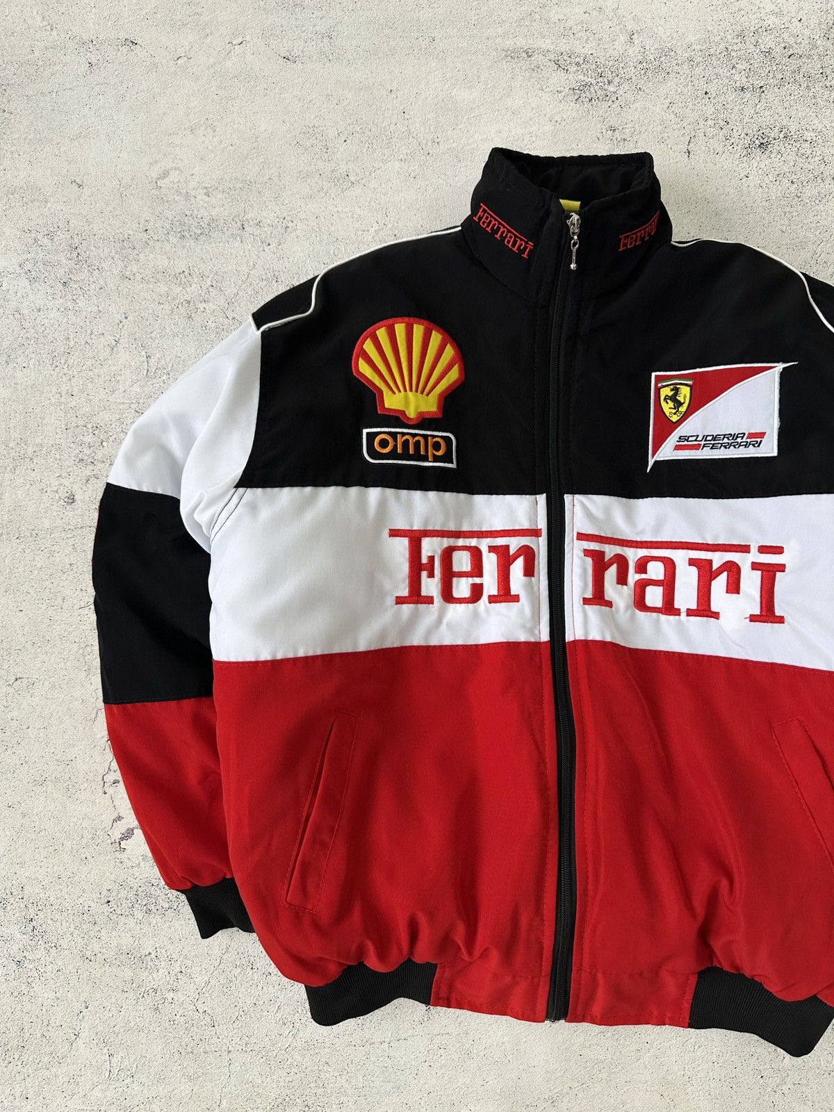 Ferrari × Vintage 🩸RARE🩸Ferrari Vintage Big Logo y2k Jacket Size US M / EU 48-50 / 2 - 4 Thumbnail