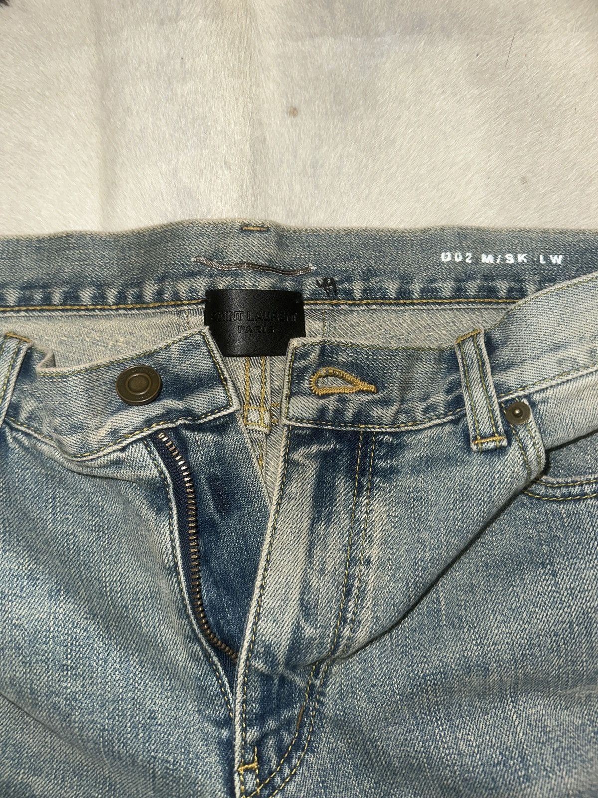 Saint Laurent Paris Saint Laurent Hedi Slimane jeans (super skinny) Size US 32 / EU 48 - 12 Thumbnail