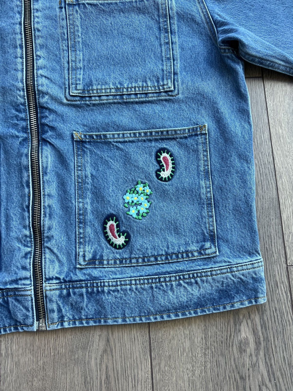 NOMA t.d × Stussy Stussy x Noma t.d. Denim Zip Work Jacket Blue XL Size US XL / EU 56 / 4 - 5 Thumbnail