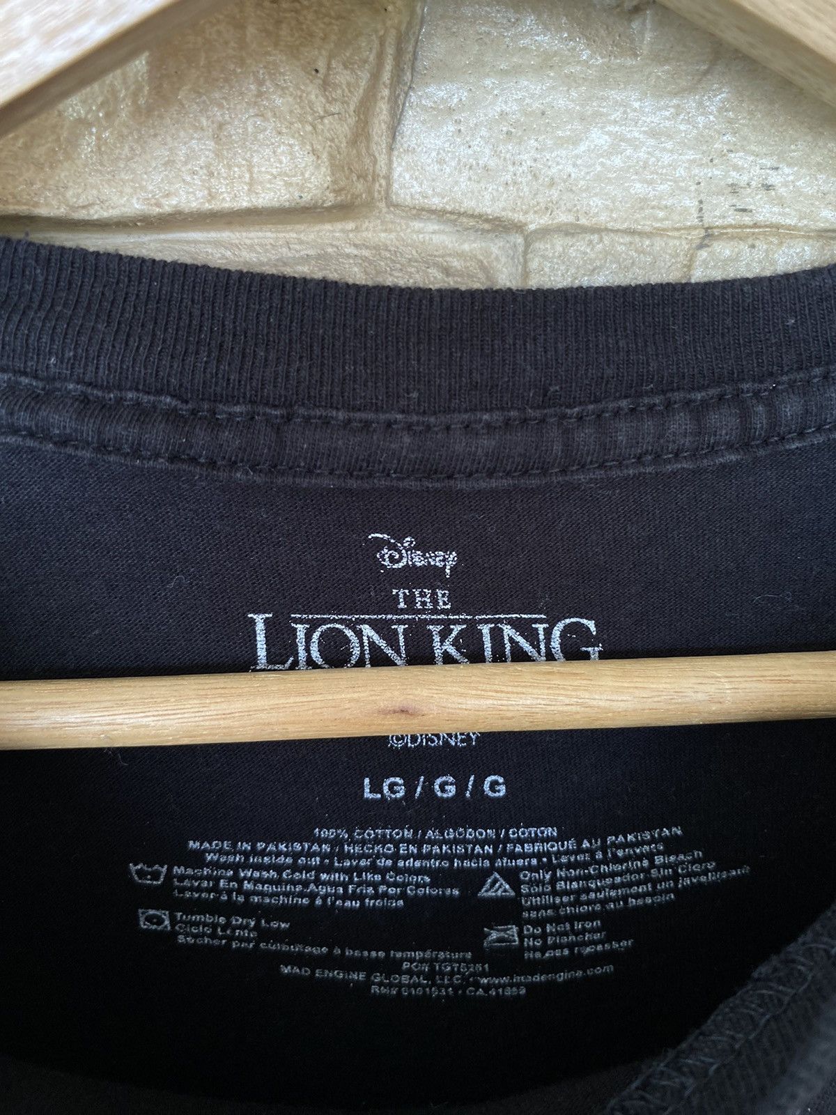 Vintage Rare The Lion King Disney Movie Promo Tees Size US L / EU 52-54 / 3 - 6 Thumbnail
