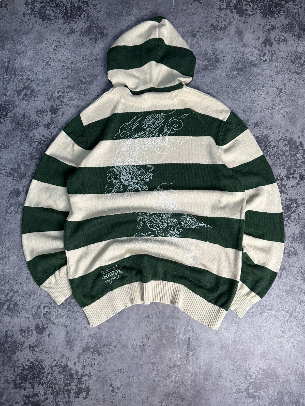 Ed Hardy Sweater Ed hardy Big logo Striped Size US L / EU 52-54 / 3 - 10 Thumbnail