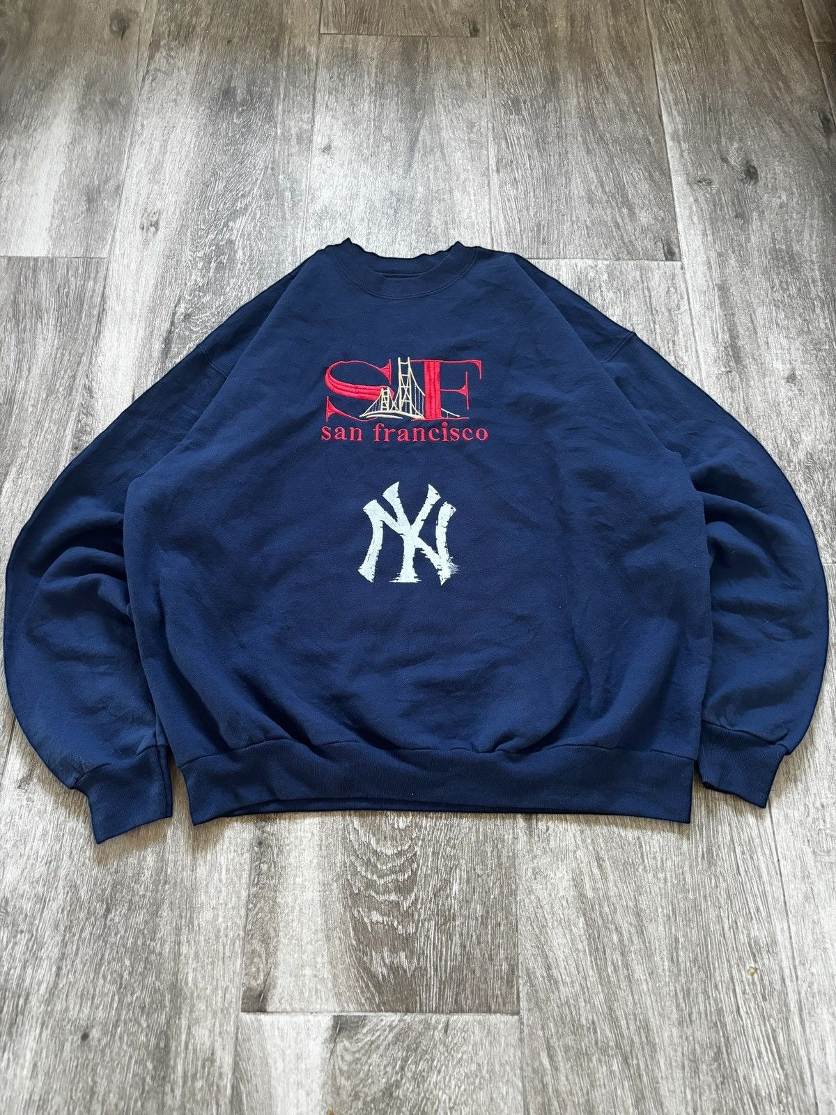 New York Yankees Y2k New York Yankees Hoodie Vintage Sport Custom Premium Size US L / EU 52-54 / 3 - 3 Thumbnail