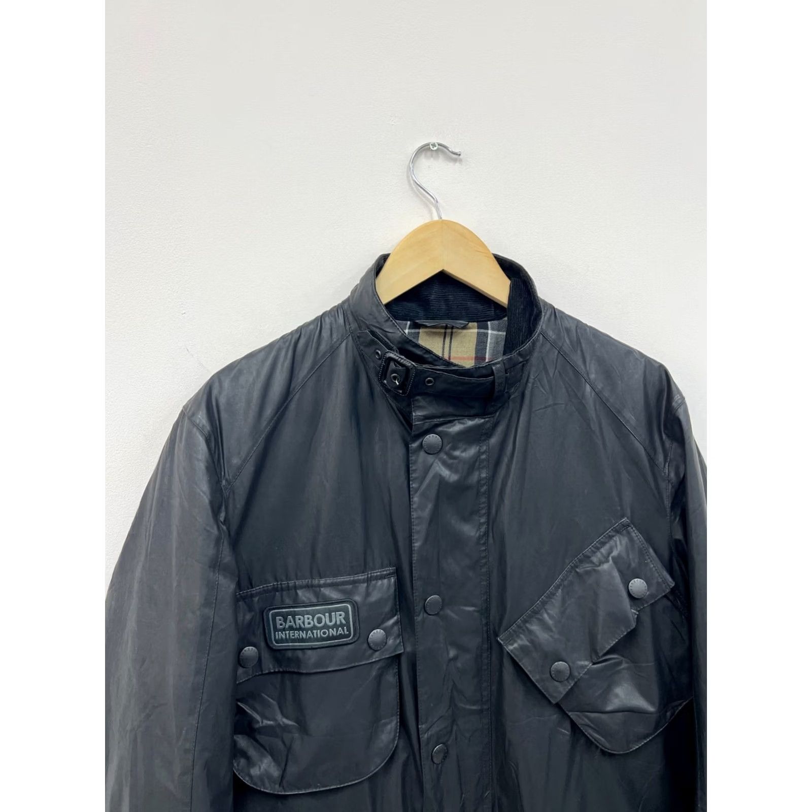 Barbour Barbour Jacket Mens M Black Carbon Finish International Waterproof Breathable Size US M / EU 48-50 / 2 - 5 Thumbnail
