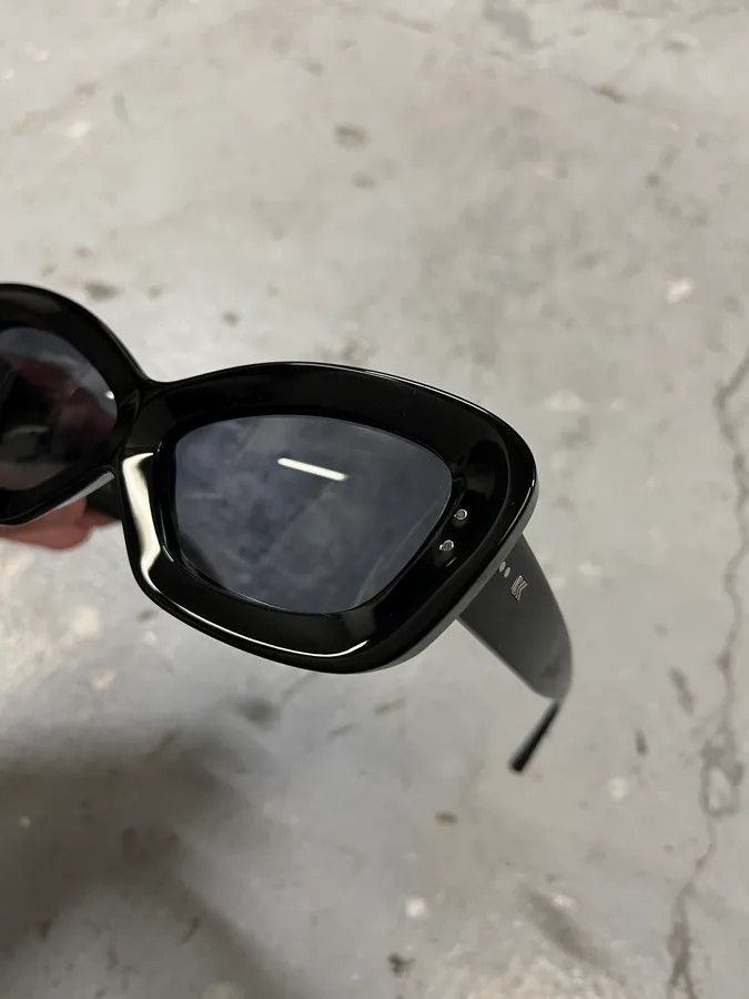 Kiko Kostadinov × Vintage Kiko Kostadinov Black Sunglasses Size ONE SIZE - 8 Thumbnail