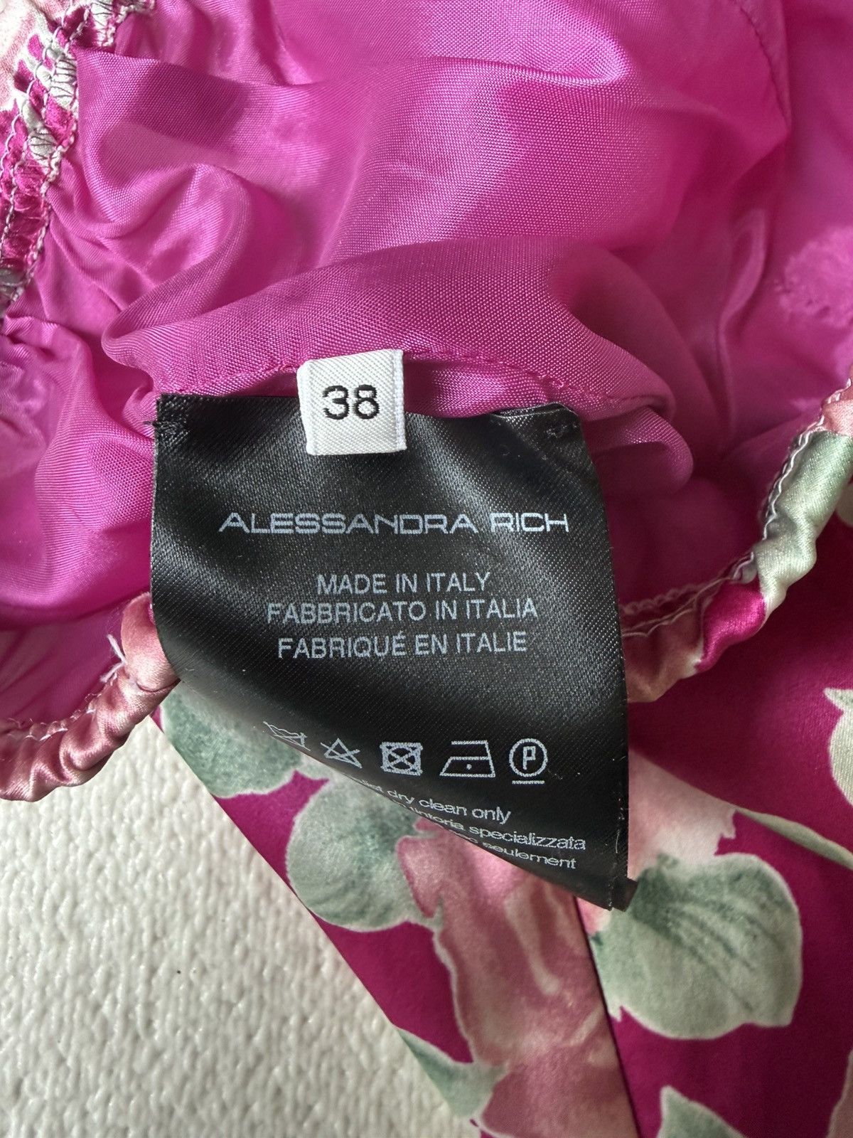 Alessandra Rich Alessandra Rich One of One Custom Kimono Dress Set Size XS / US 0-2 / IT 36-38 - 10 Thumbnail
