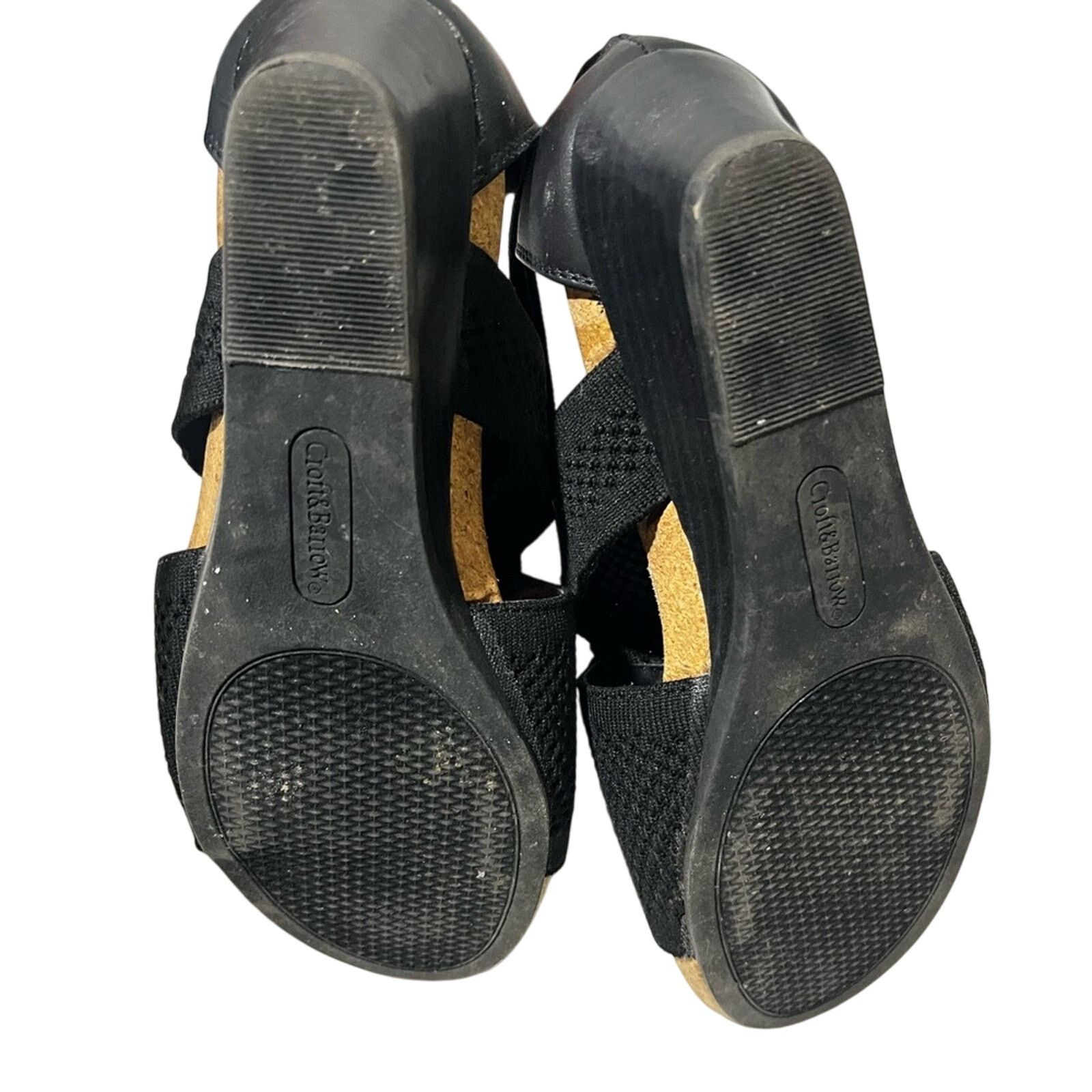 Croft & Barrow Rosiee black wedge sandals size 6.5 Size US 6.5 / IT 36.5 - 4 Thumbnail