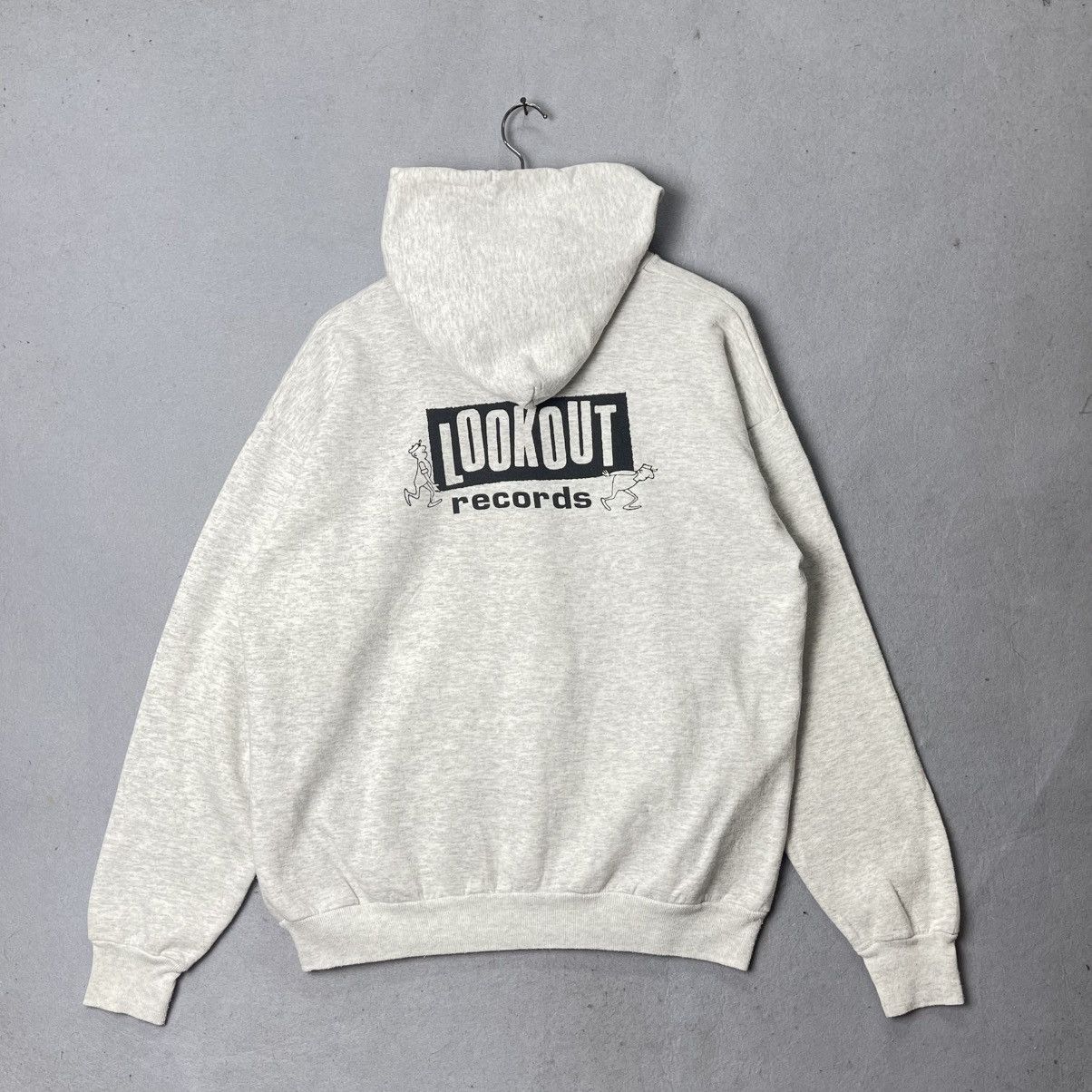 Hanes Vintage Lookout Records Graphic Hoodie Size US L / EU 52-54 / 3 - 6 Thumbnail