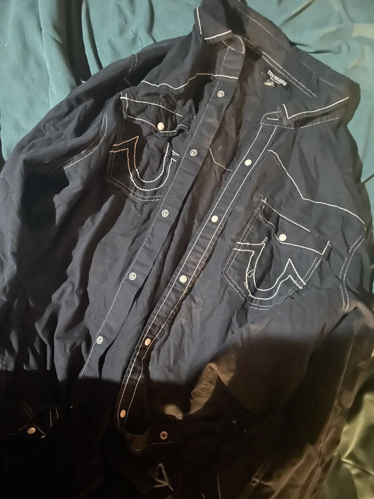True Religion True religion button up/trucker jacket Size US XXL / EU 58 / 5 - 1 Thumbnail