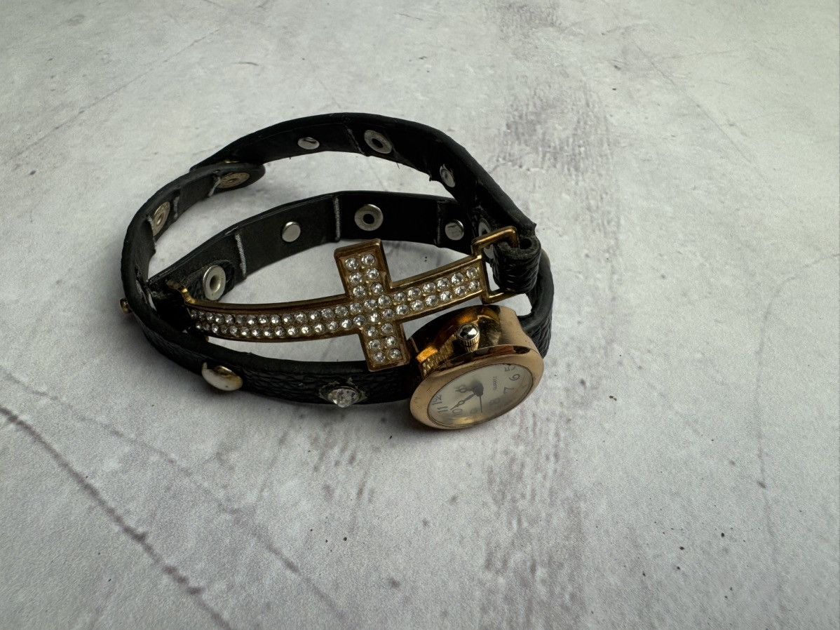 Hysteric Glamour × Vintage Vintage Futuristic Watch Braclet a Cross Size ONE SIZE - 4 Thumbnail
