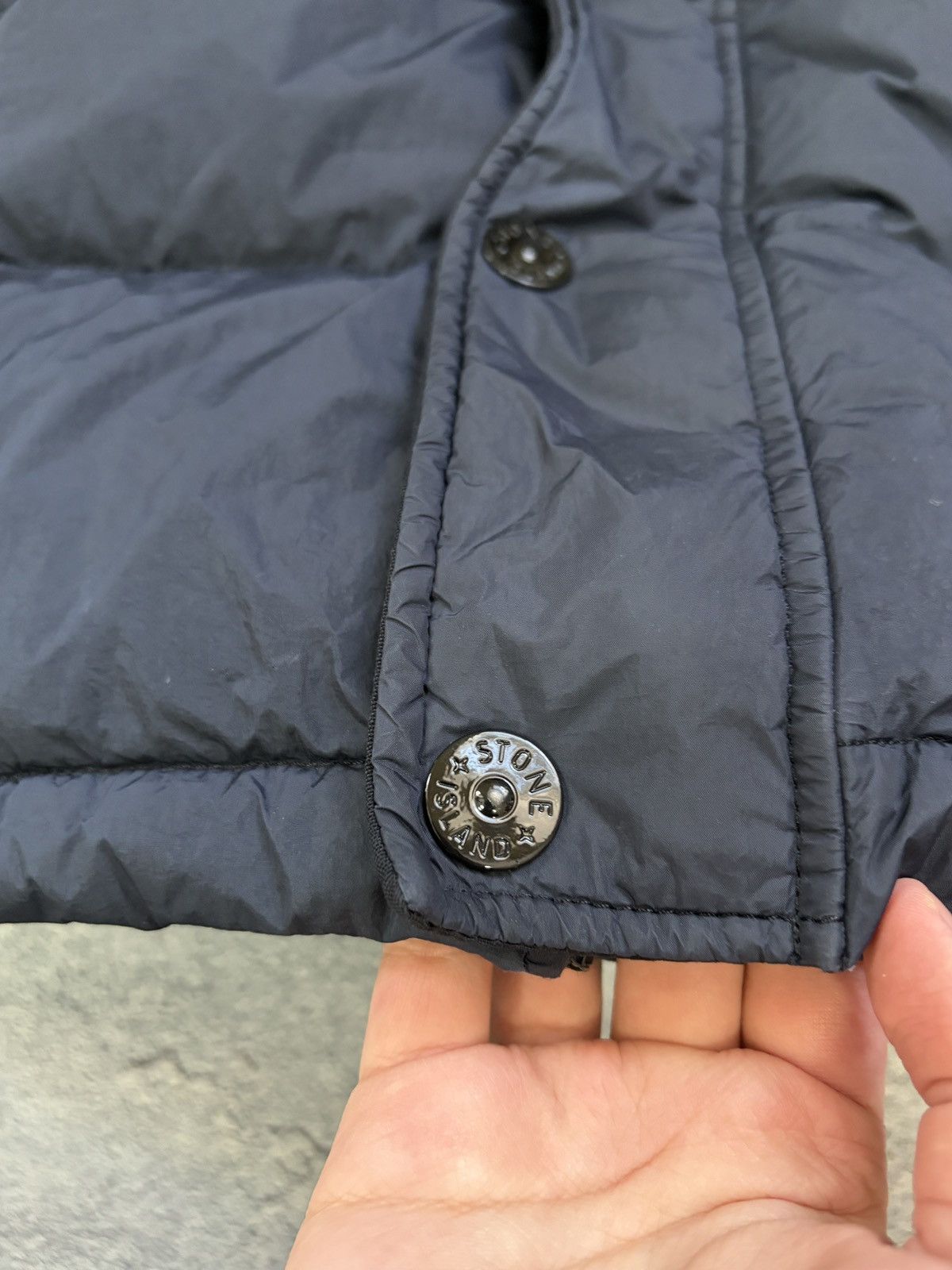 Stone Island Stone Island Junior Garment Dyed Nylon Down Jacket 14/164 Size US S / EU 44-46 / 1 - 8 Thumbnail