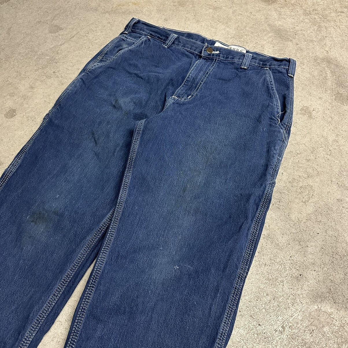 Carhartt × Carhartt Wip × Vintage Vintage Carhartt Denim Carpenter Pants Size US 34 / EU 50 - 6 Thumbnail
