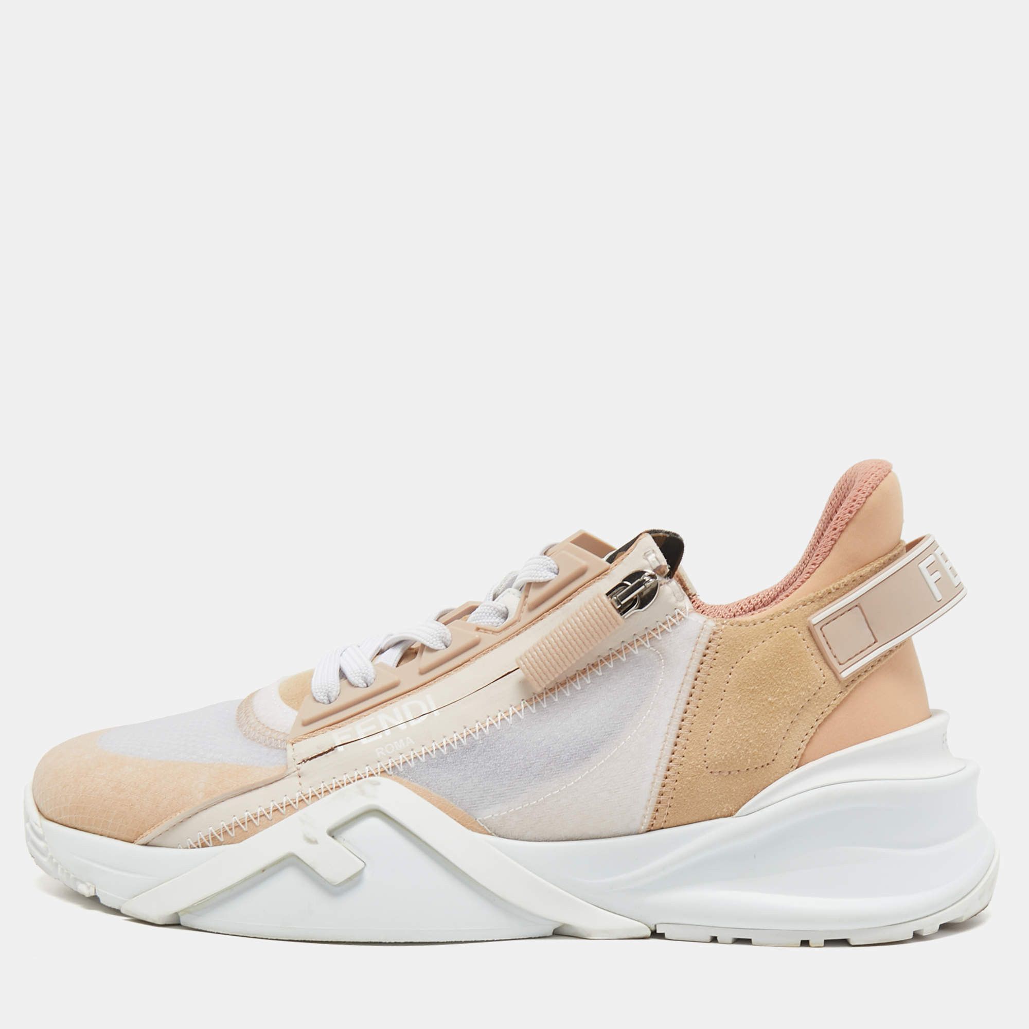 Fendi o1s1wg110225 Flow Sneaker in Multicolor Size US 9 / IT 39 - 3 Thumbnail