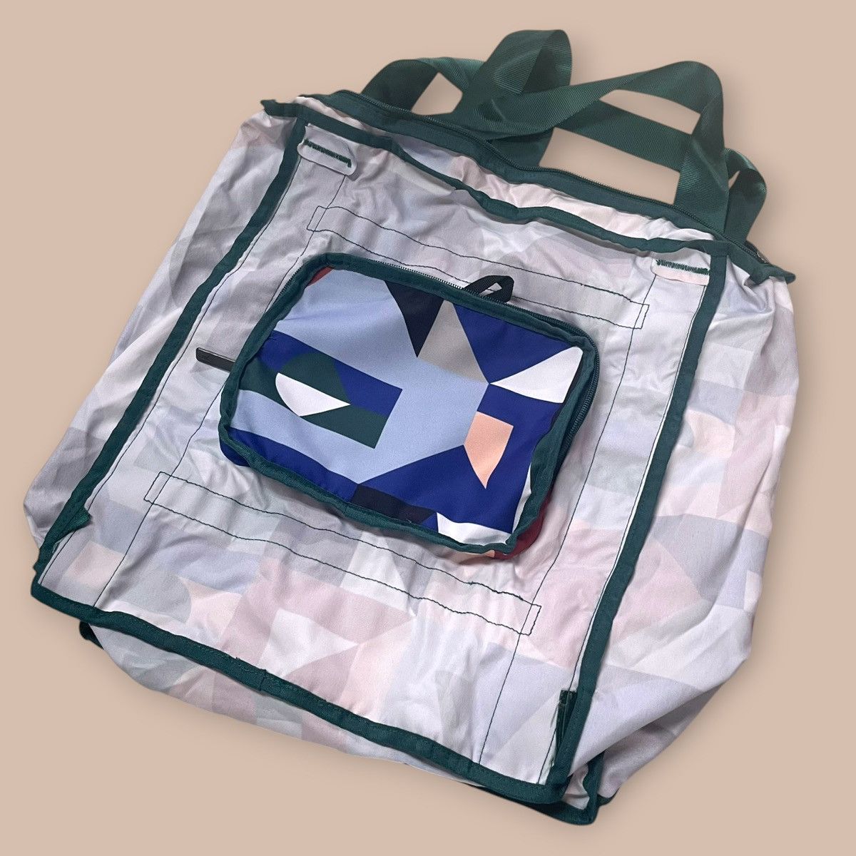 Japanese Brand MILESTO X PAPIER TIGRE "MEMORY GAME" Pocketable2WAY Backpack Size ONE SIZE - 5 Thumbnail