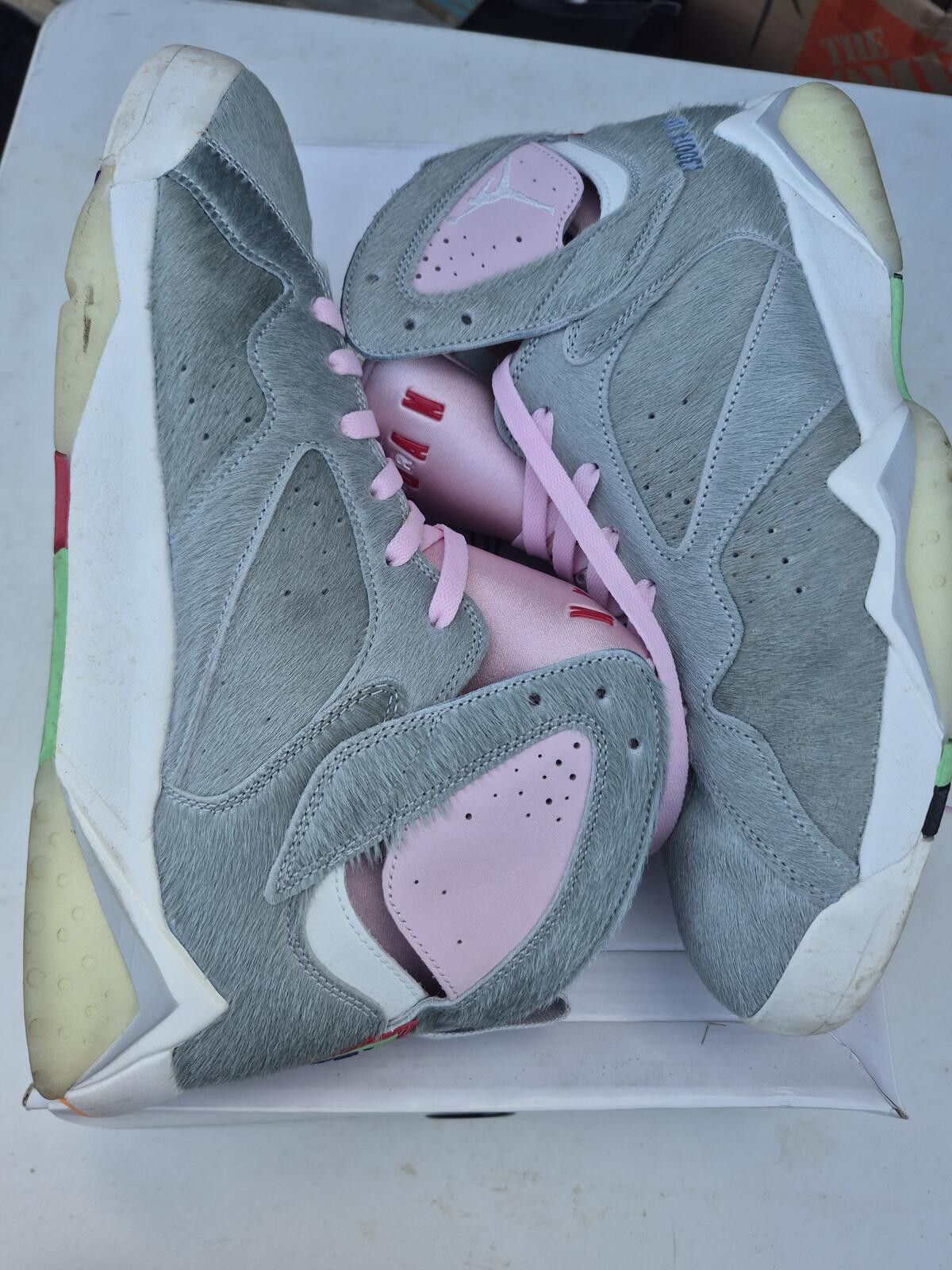 Jordan Brand Air Jordan 7 Retro SE Neutral Grey White Hare 2.0 Size 13 Size US 9 / EU 42 - 7 Thumbnail