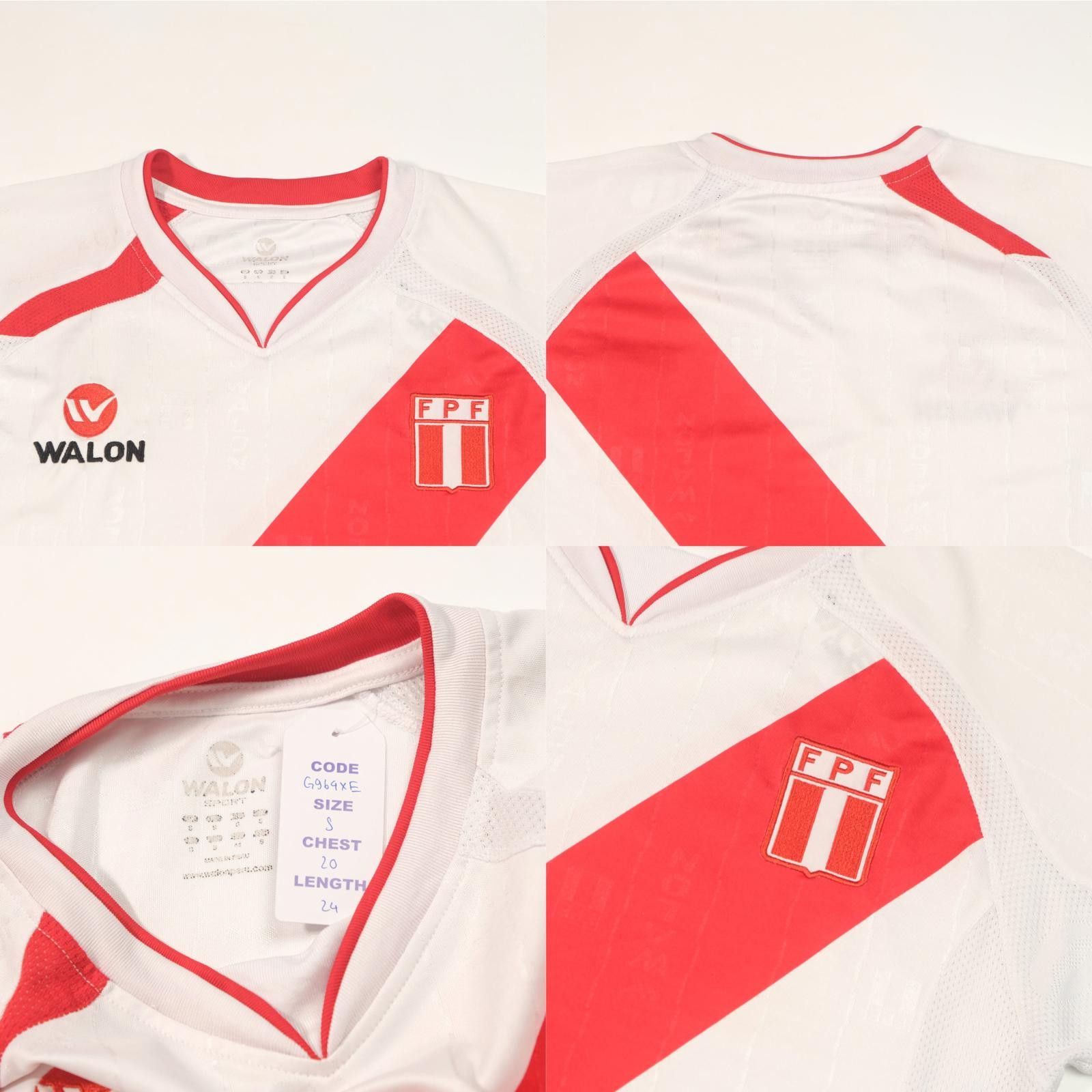 Designer 2007/08 Peru Home Shirt Walon (S) Size US S / EU 44-46 / 1 - 4 Thumbnail