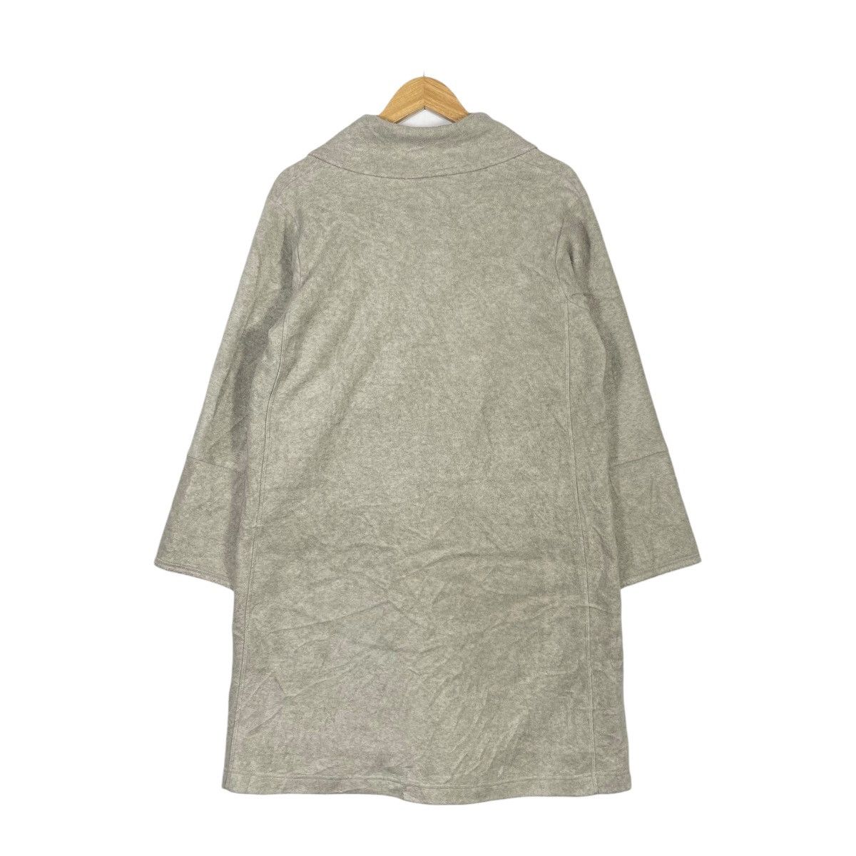 Issey Miyake Plantation Issey Miyake Shawl Collar Coat Grey Minimalist Size US M / EU 48-50 / 2 - 4 Thumbnail