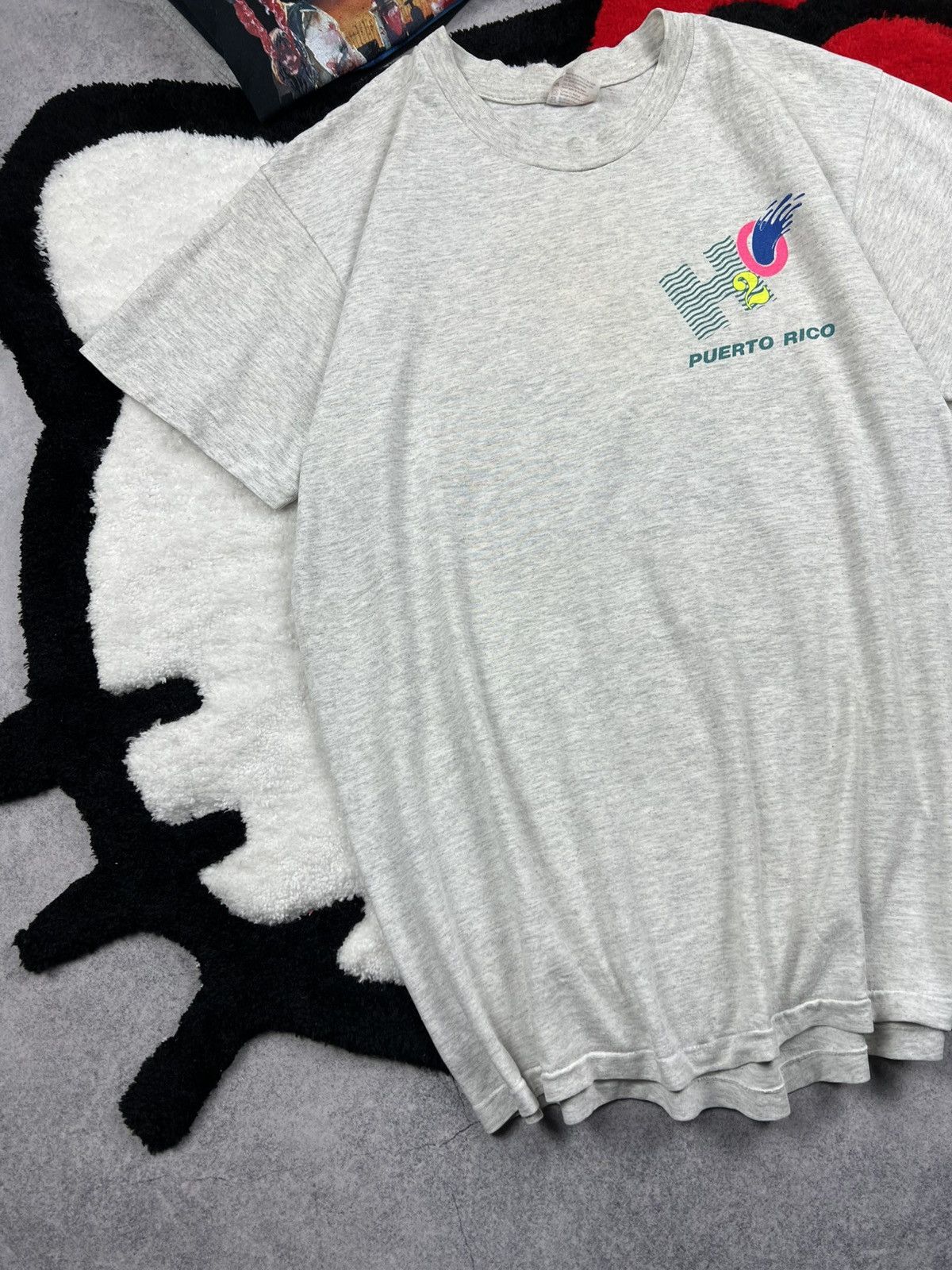 Band Tees Vintage H2O Puerto Rico 90s Single Stitch Faded Y2K Tee Size US L / EU 52-54 / 3 - 2 Thumbnail