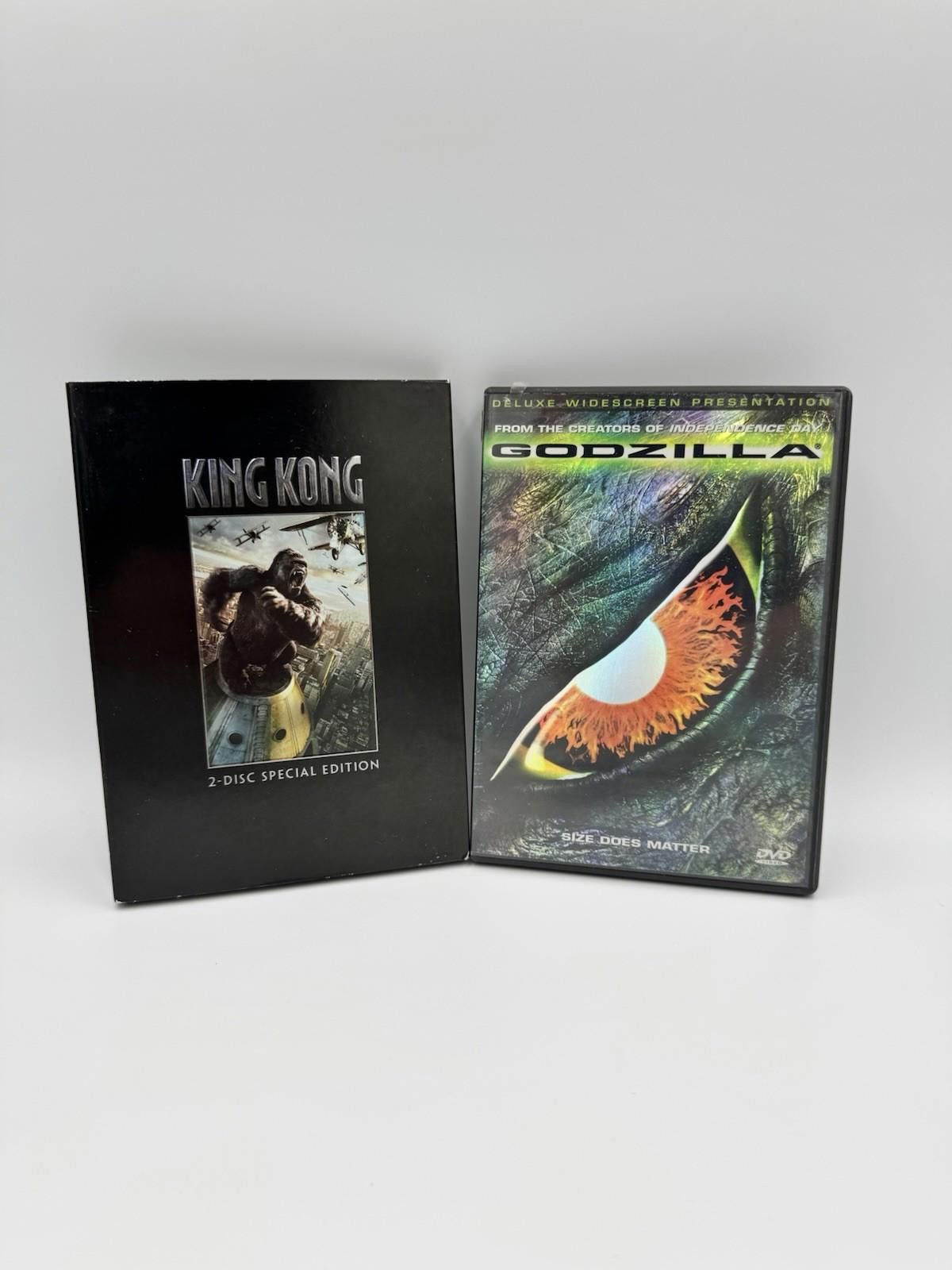 Designer King Kong and Godzilla Dvd Bundle Lot Disc Special Edition Size ONE SIZE - 1 Thumbnail