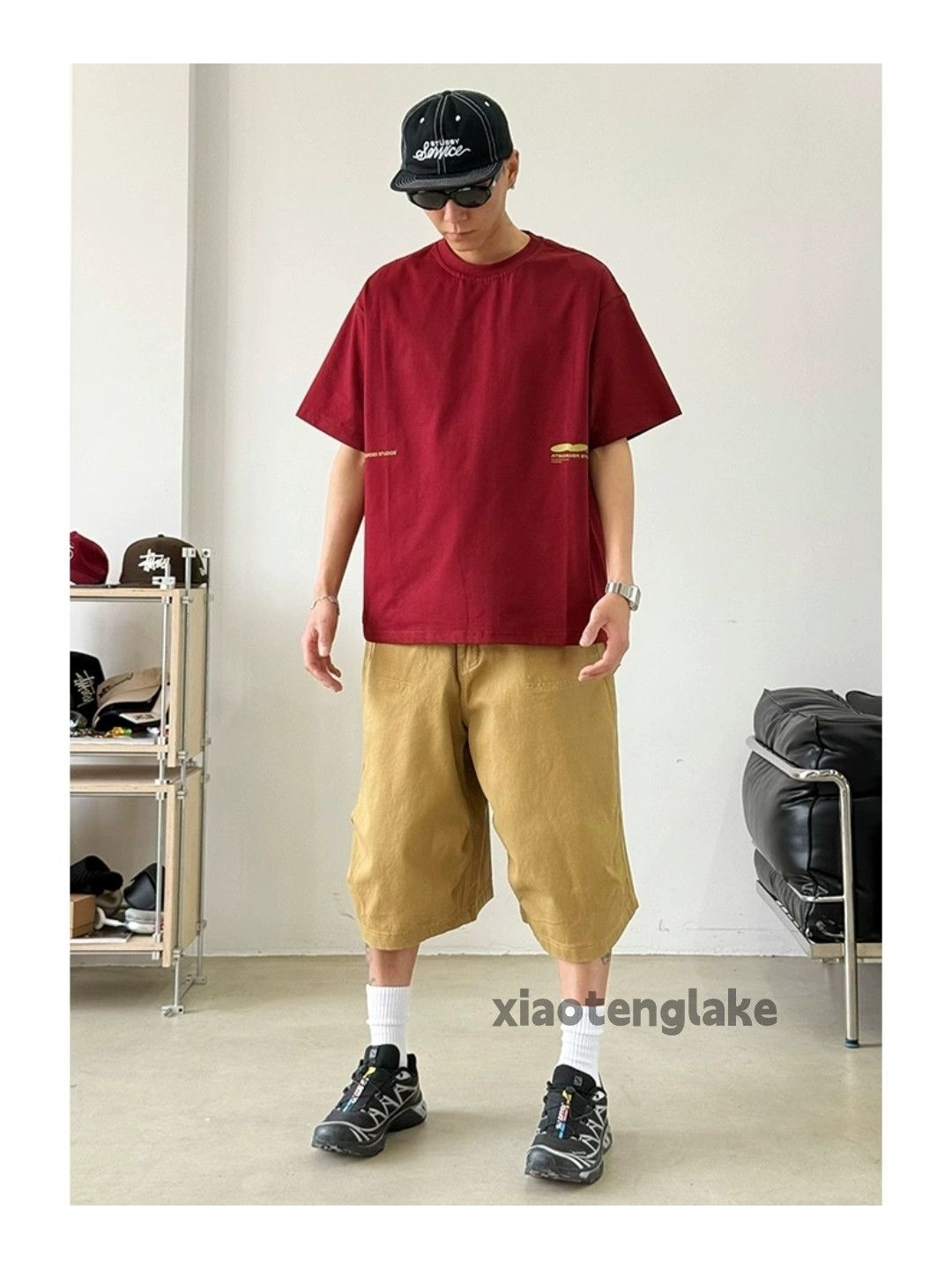 Designer Unisex utility loose baggy skate hiphop carpenter shorts Size US 36 / EU 52 - 3 Thumbnail
