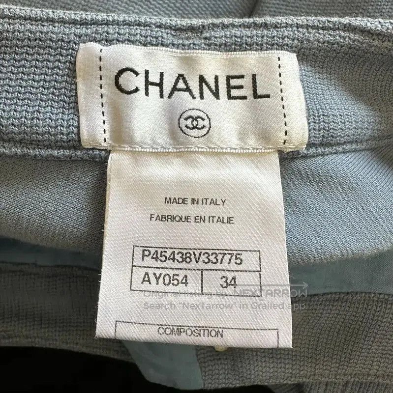 Chanel Chanel Light Blue Denim Women's Pants . Size 22" - 5 Thumbnail
