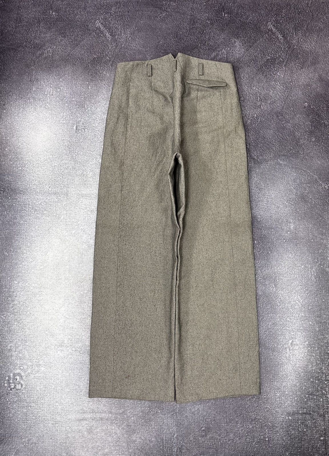 Annette Gortz Annette Gortz Women’s Wool Ramie Wide Leg Pants Trousers Size 27" / US 4 / IT 40 - 2 Thumbnail
