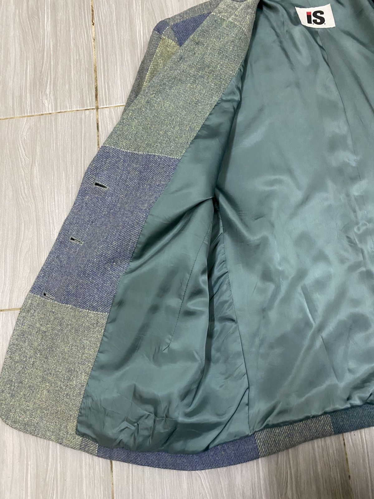 Issey Miyake Issey Miyake Wool Splendor Tweed Patchwork Tailored Jacket Size M / US 6-8 / IT 42-44 - 9 Thumbnail