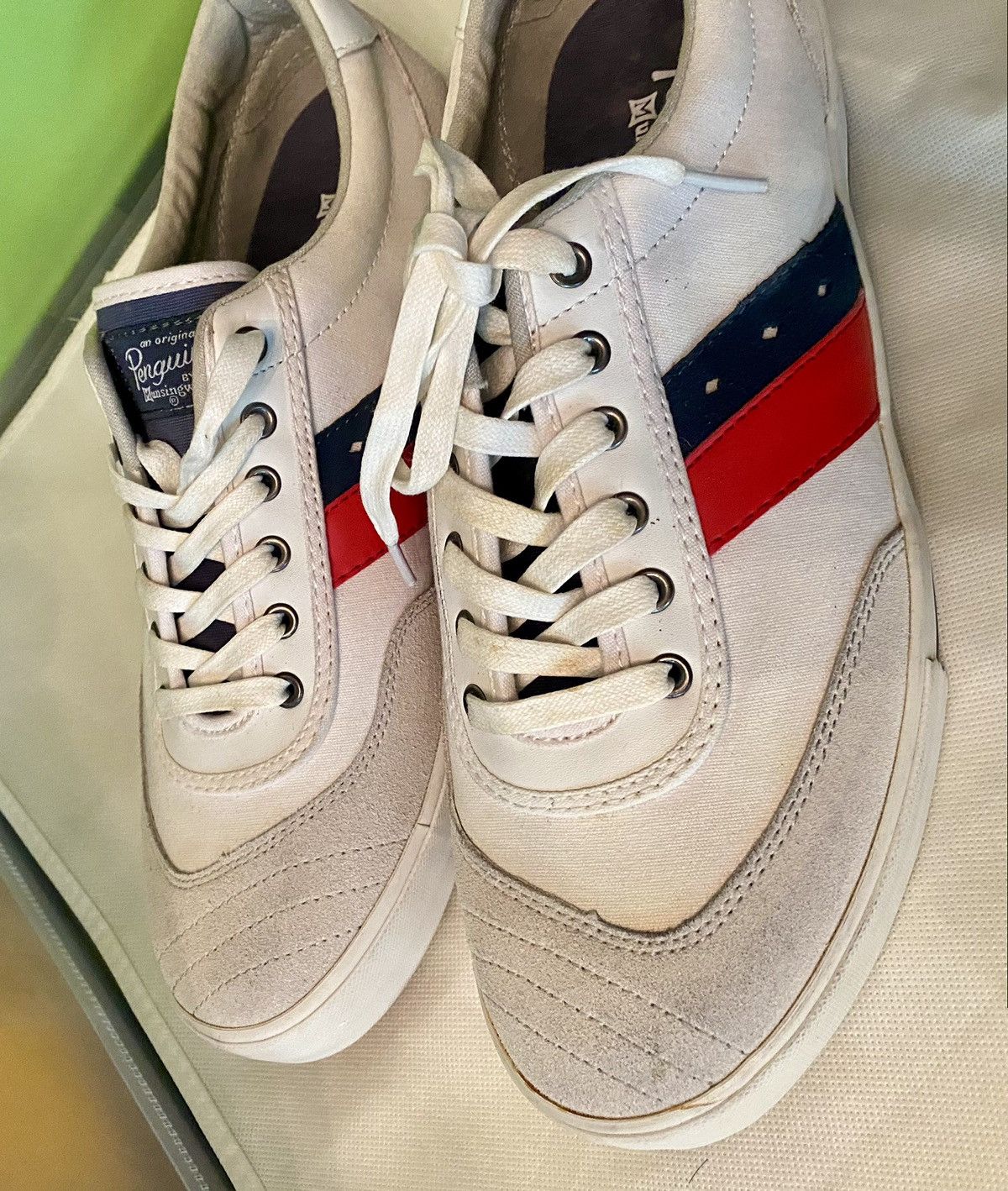 Original Penguin Original Penguin By Munsingwear Cole RWB Sneakers 11.5 NW Size US 11.5 / EU 44-45 - 10 Thumbnail