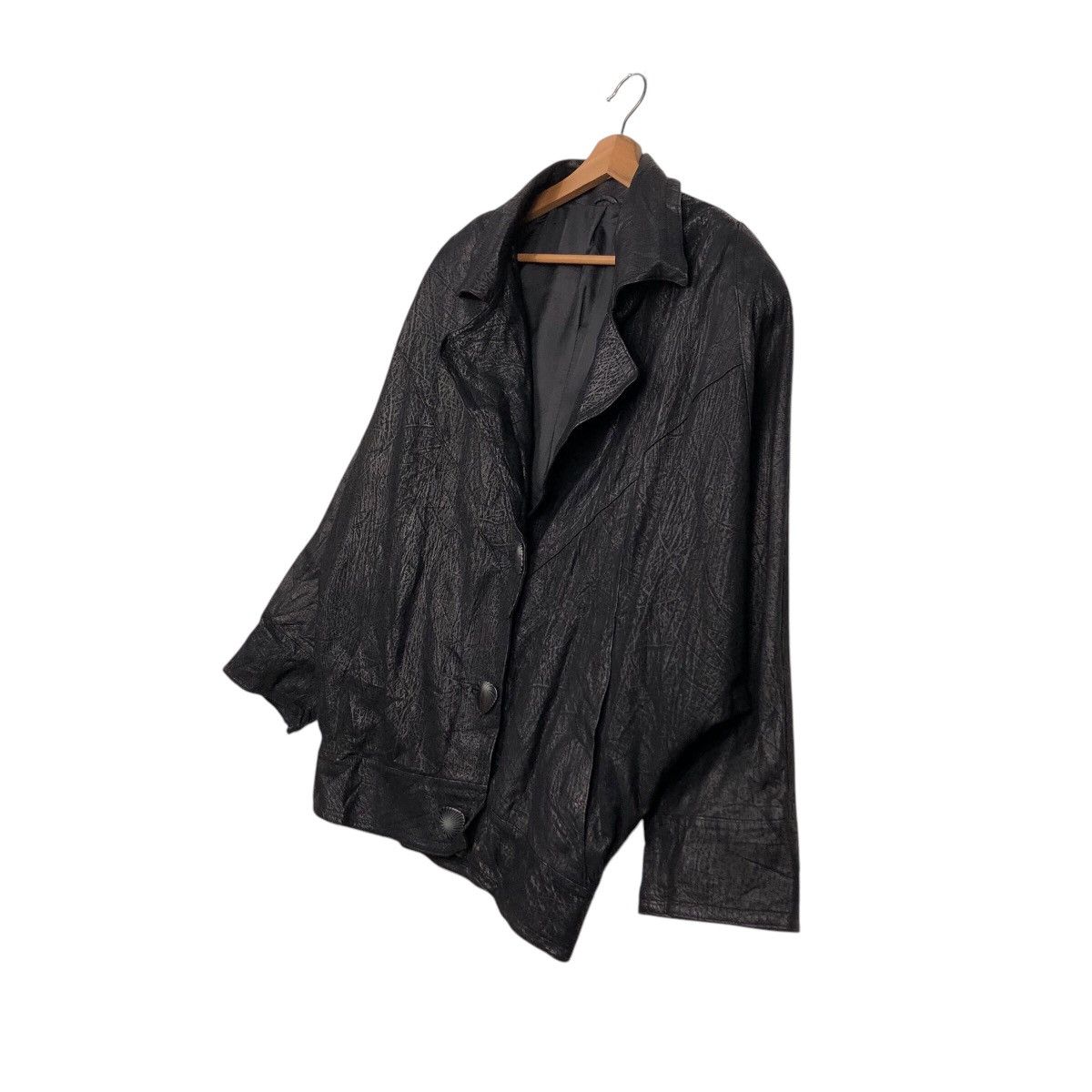 Japanese Brand 📌Vintage Bomber Leather Jacket Florence Italy Issey Miyake Size US M / EU 48-50 / 2 - 3 Thumbnail