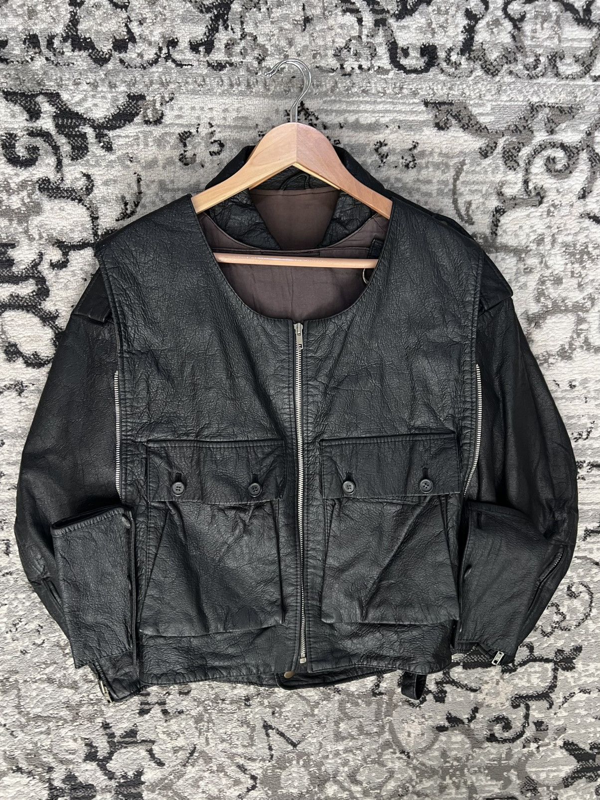 Yohji Yamamoto Yohji yamamoto aw82 capybara leather jacket Size US M / EU 48-50 / 2 - 8 Thumbnail