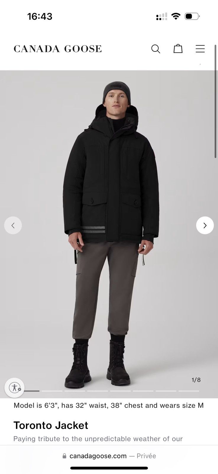 Canada Goose Toronto Jacket Canada Goose Size US S / EU 44-46 / 1 - 7 Thumbnail
