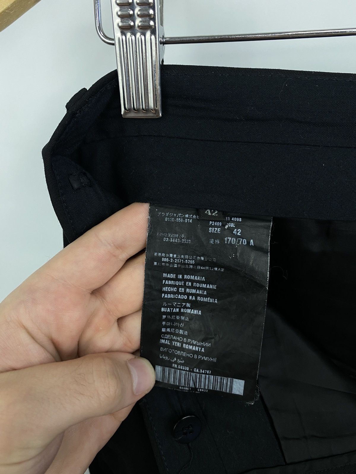 Prada Prada 2011 Women Classic Trousers Size 28" / US 6 / IT 42 - 8 Thumbnail