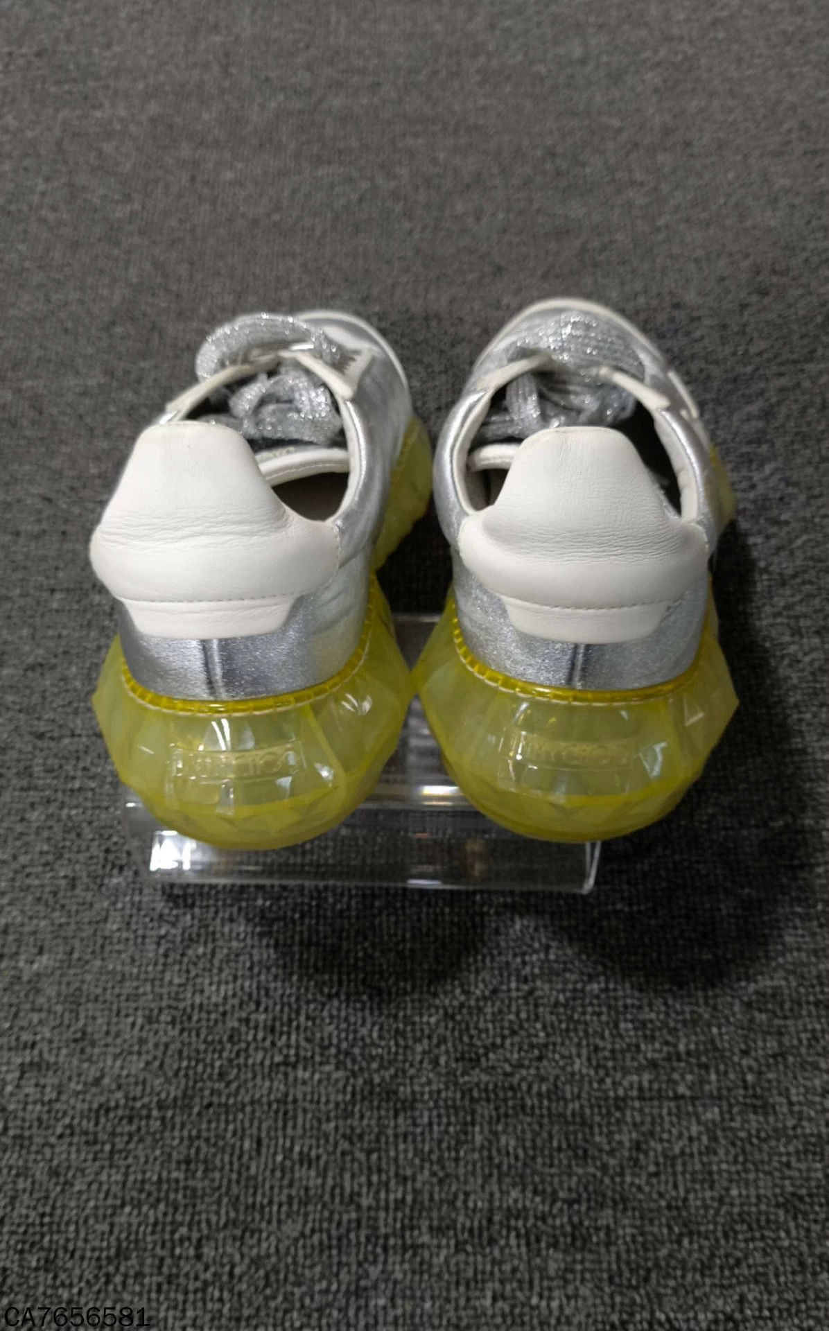 Jimmy Choo Jimmy Choo silver platform sneakers women's 37 Size US 6 / IT 36 - 5 Thumbnail