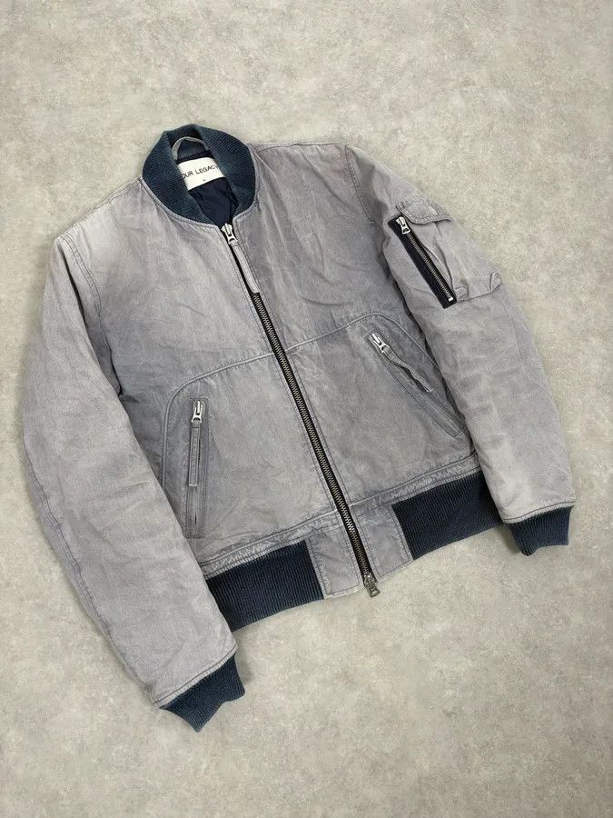 Our Legacy AW2015 Our Legacy Grey Tie Dye Bomber Jacket Size US S / EU 44-46 / 1 - 4 Thumbnail
