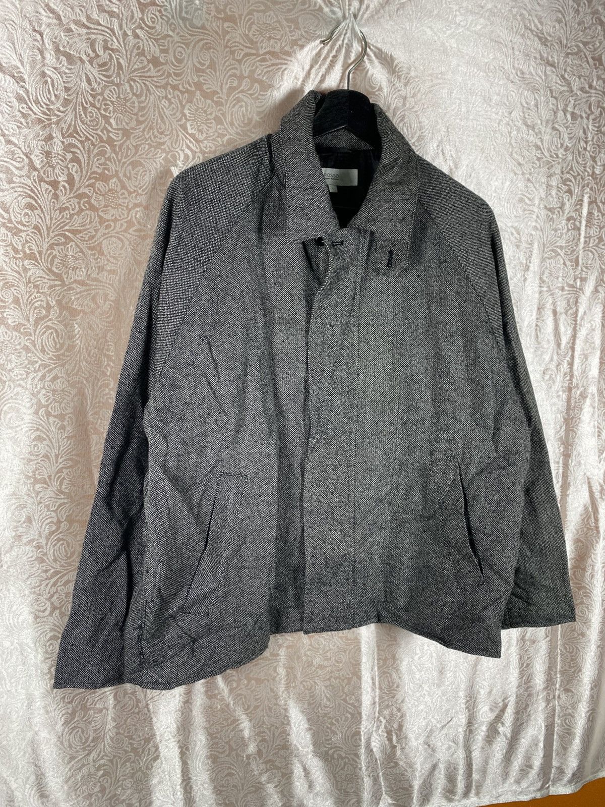 URBAN RESEARCH DOORS ROSSO Urban Research Grey Wool Blend Minimalist Clean Style Size L / US 10 / IT 46 - 5 Thumbnail