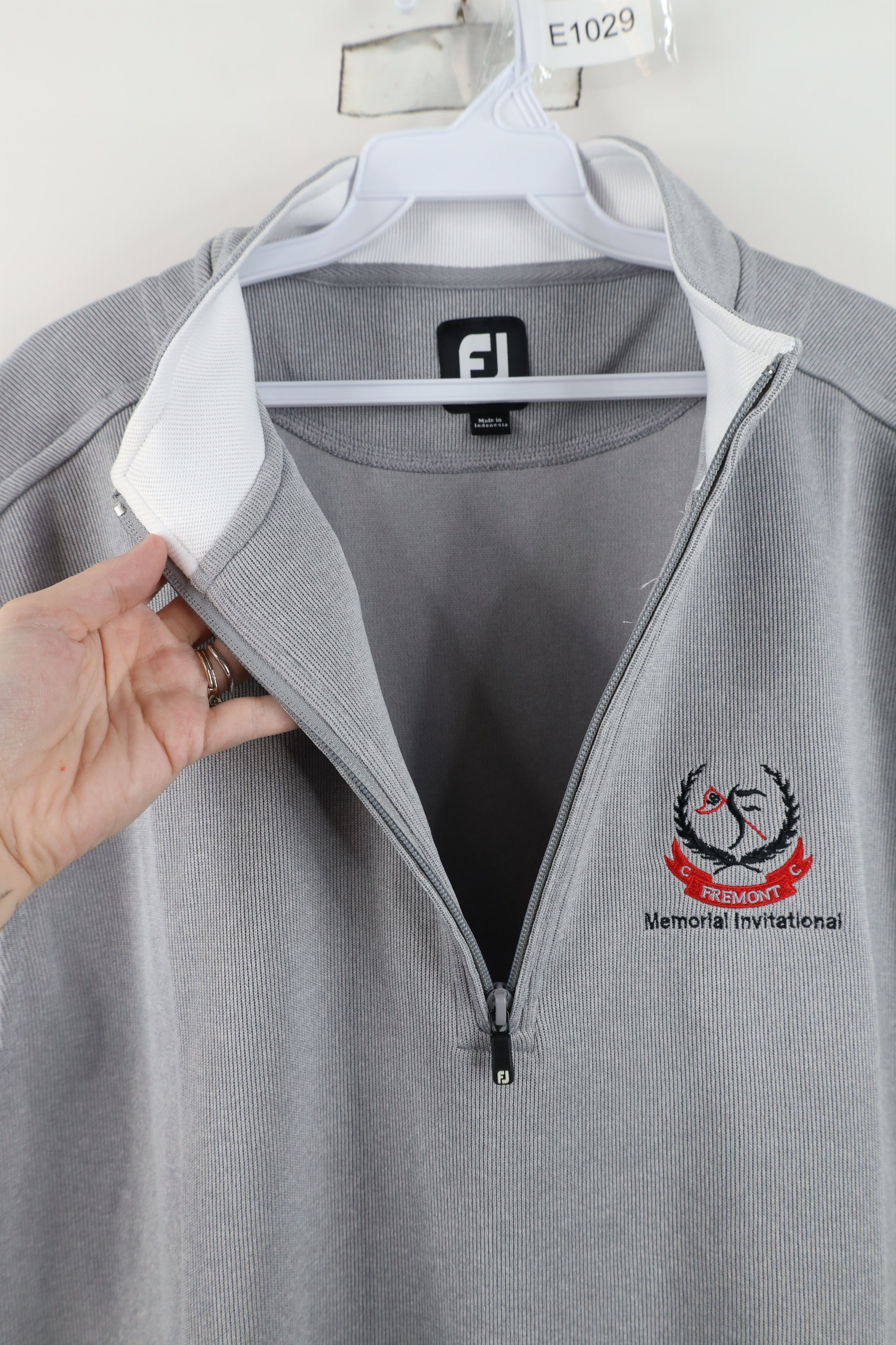 Footjoy FootJoy Logo Ribbed Knit Half Zip Golfing Golf Sweater Vest Size US XL / EU 56 / 4 - 8 Thumbnail
