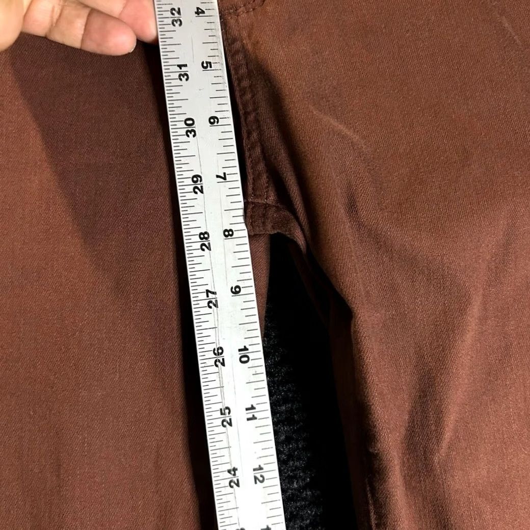 Vintage AG Adriano Goldschmied Legging Super Skinny Ankle Brown Mid Rise Pants Women 25R Size 42" / US 20 - 4 Thumbnail
