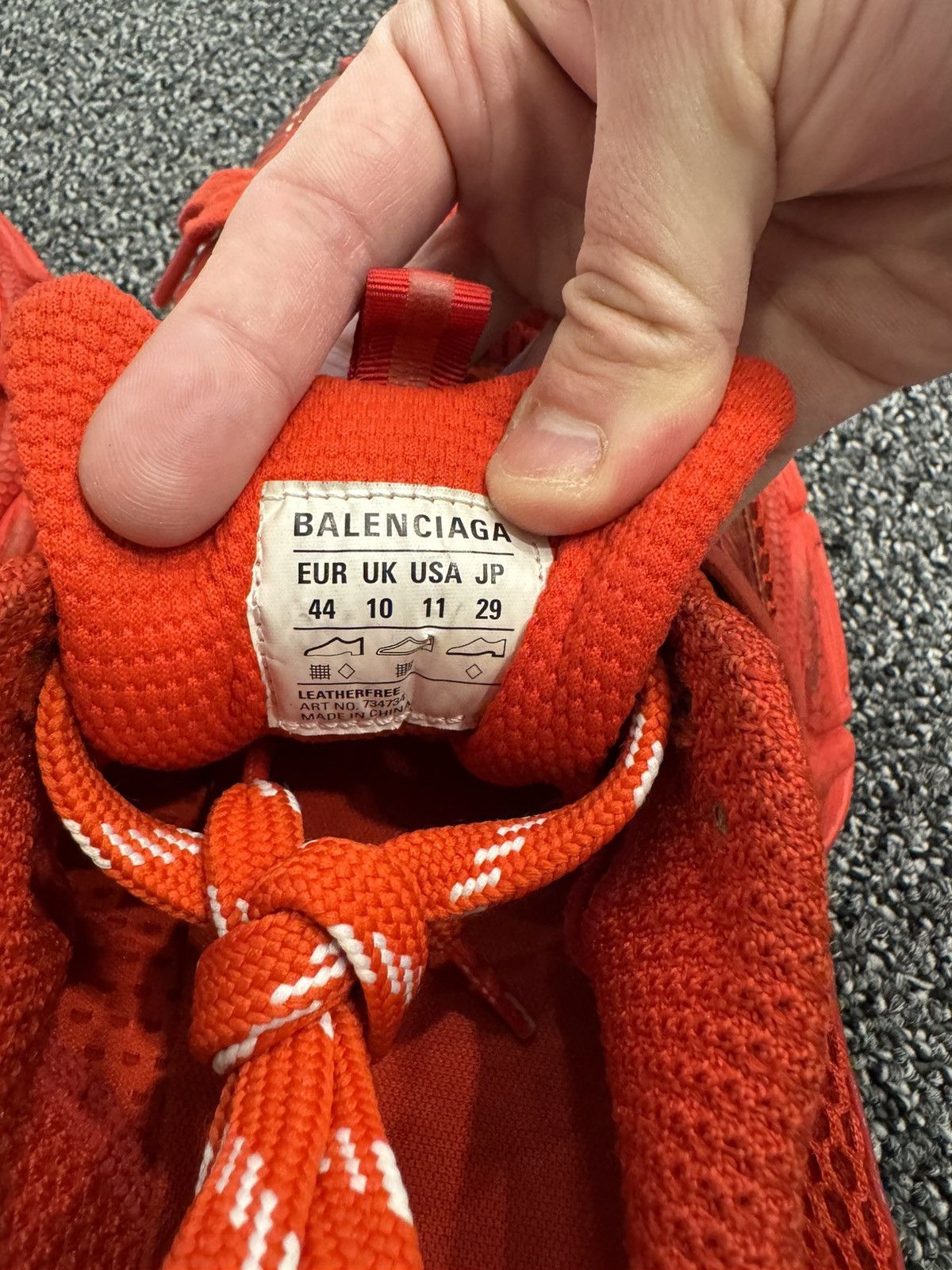 Balenciaga Balenciaga 3XL Red (US 10.5/11M) Size US 11 / EU 44 - 10 Thumbnail