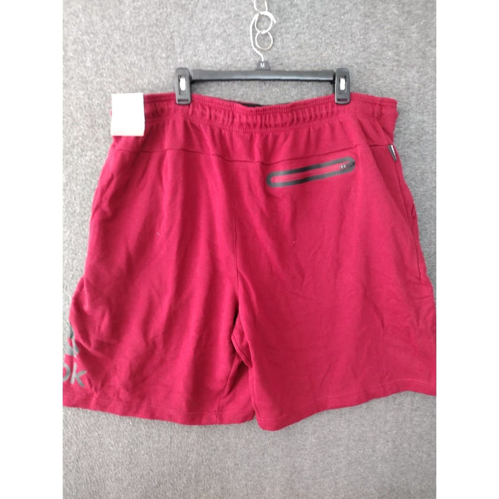 Reebok Reebok Lifestyle Shorts Mens 3XL Red Walking Casual Thick Logo Pockets (no extra text) Size US 39 - 2 Thumbnail