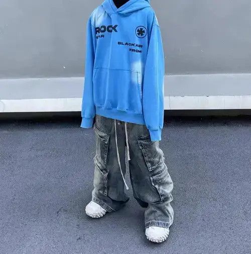 VIBE Vintage washed distressed gradient pocket rare jeans Size US 34 / EU 50 - 6 Thumbnail