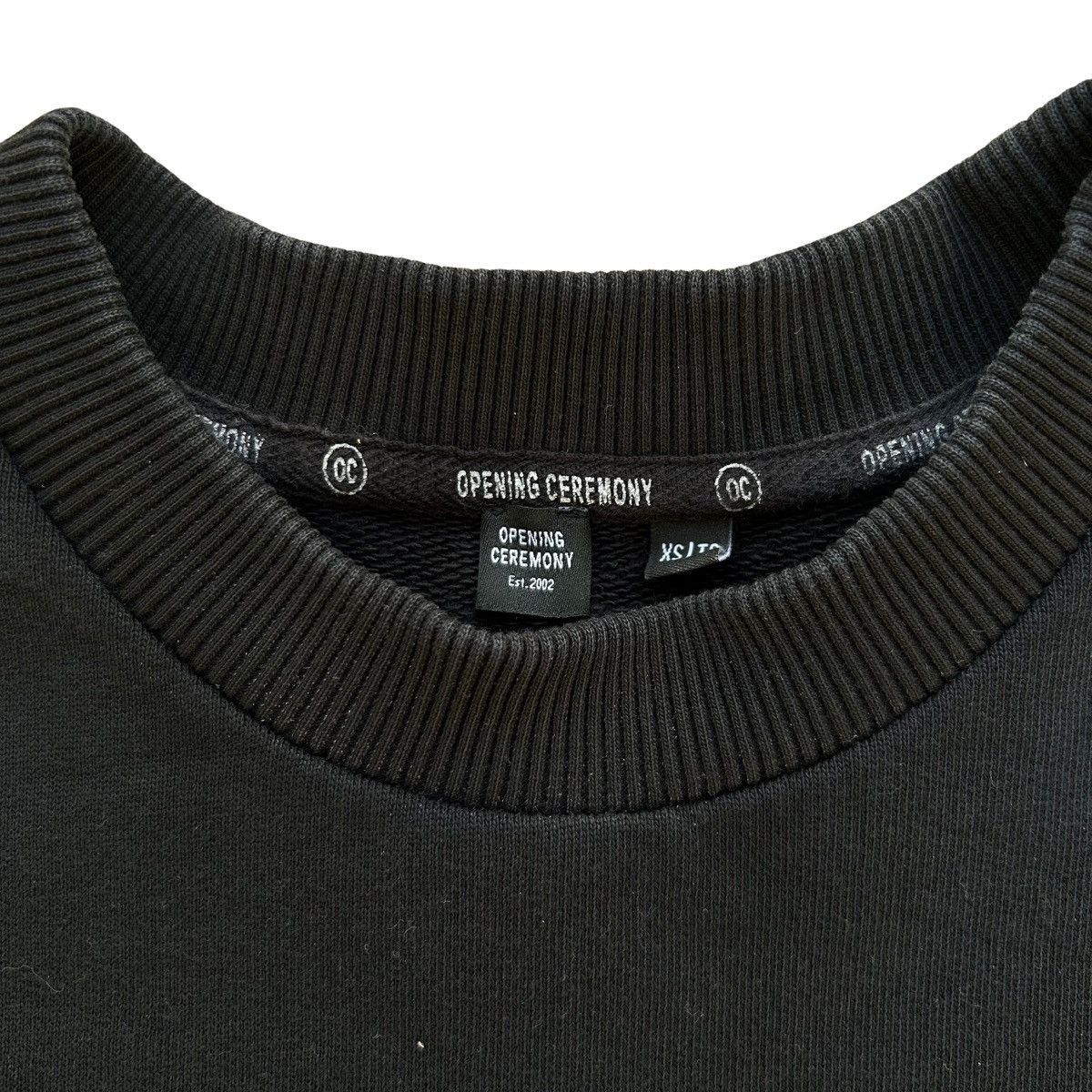 Opening Ceremony Opening Ceremony Scalloped Hem Cropped Sweatshirt Size XS Size XS / US 0-2 / IT 36-38 - 2 Thumbnail
