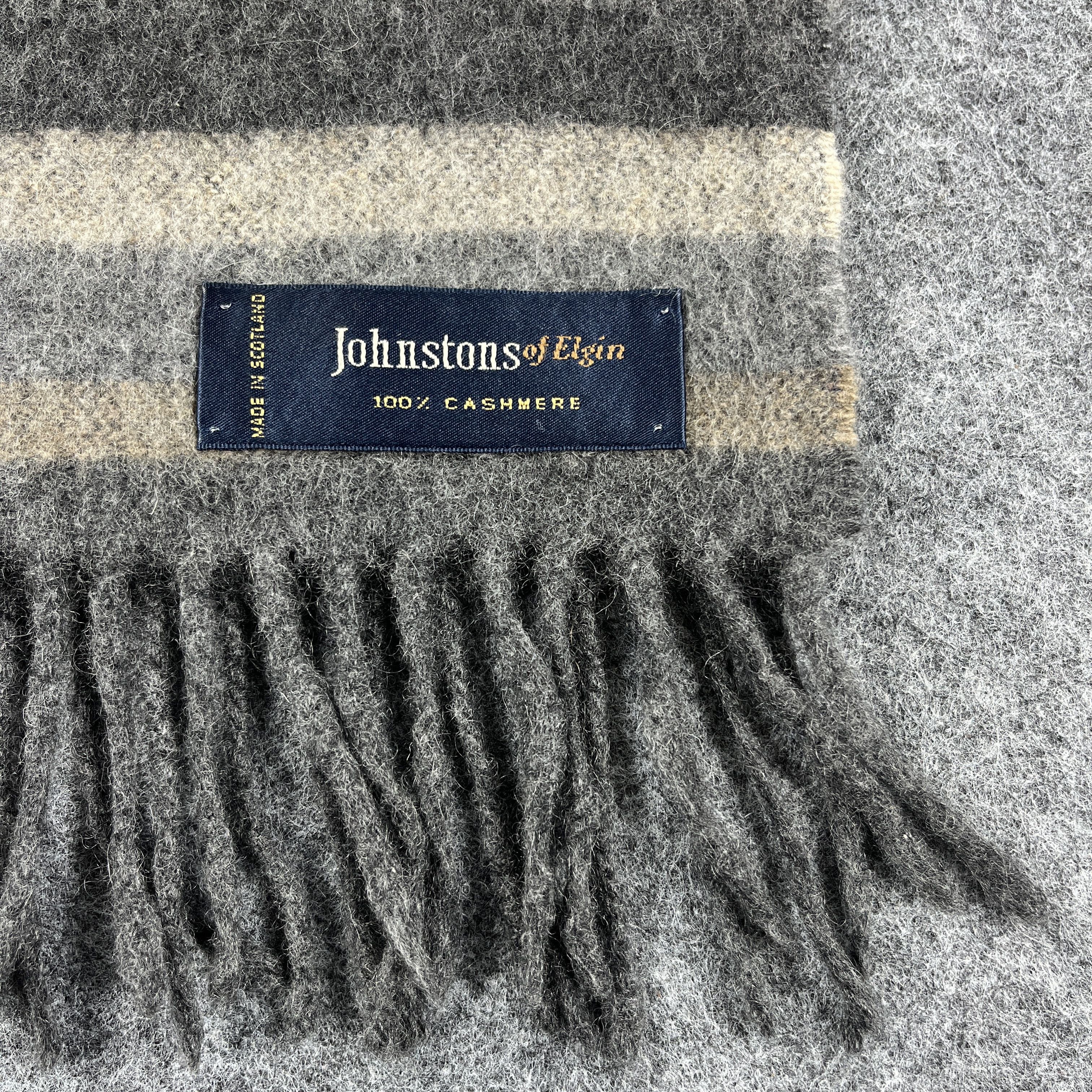 Johnstons Of Elgin × Vintage Johnstons Of Elgin Scarf / Muffler / Neckwear T1062 Size ONE SIZE - 9 Thumbnail